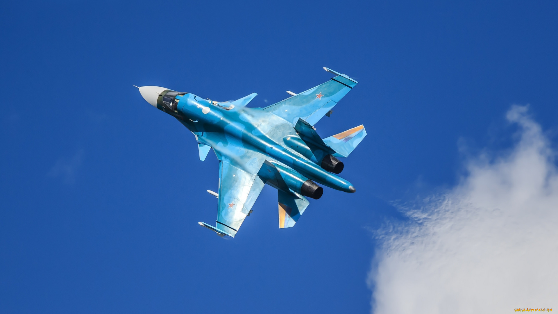 su-34, fullback, авиация, боевые, самолёты, бомбардировщик