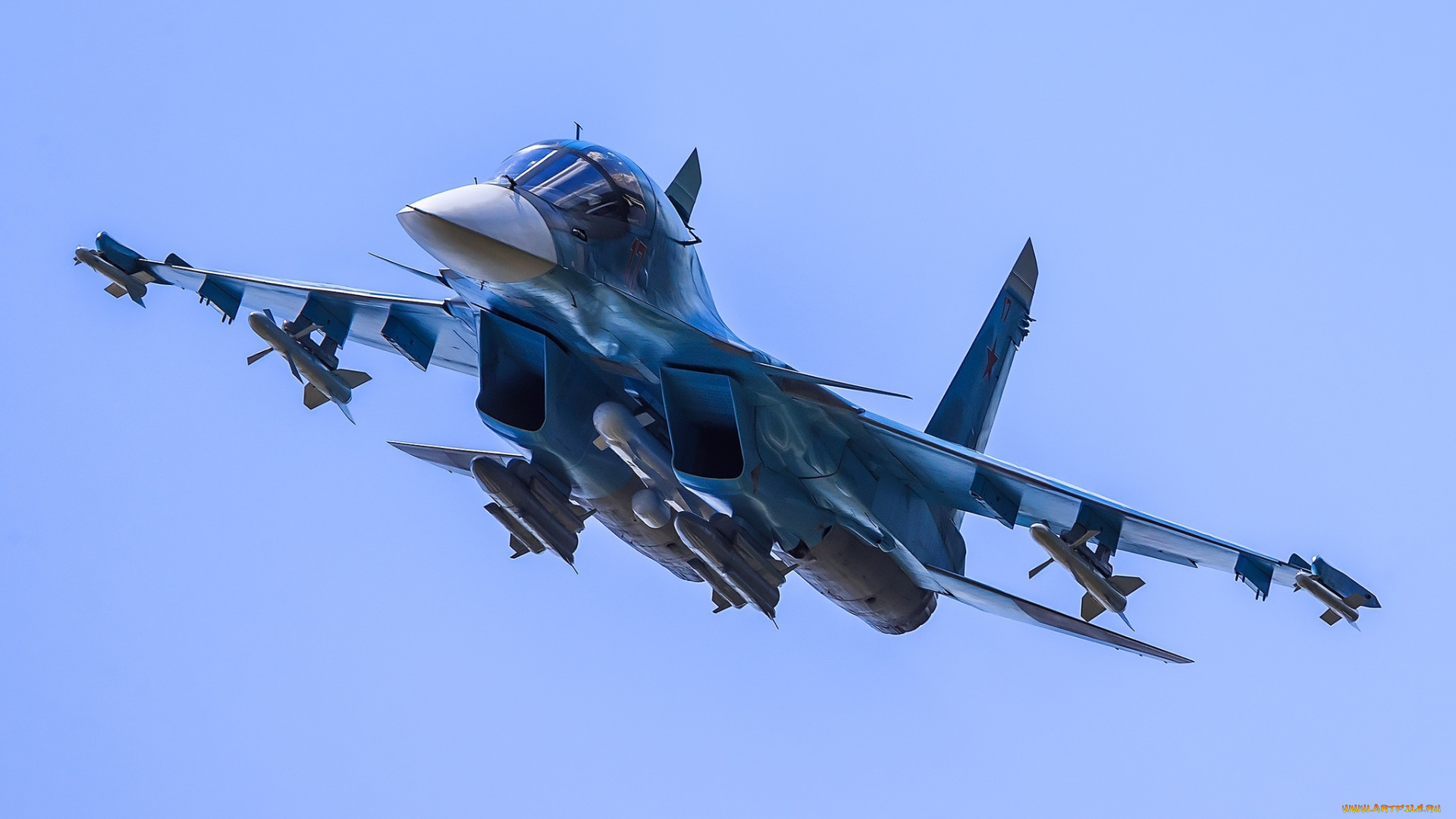 su-34, fullback, авиация, боевые, самолёты, бомбардировщик