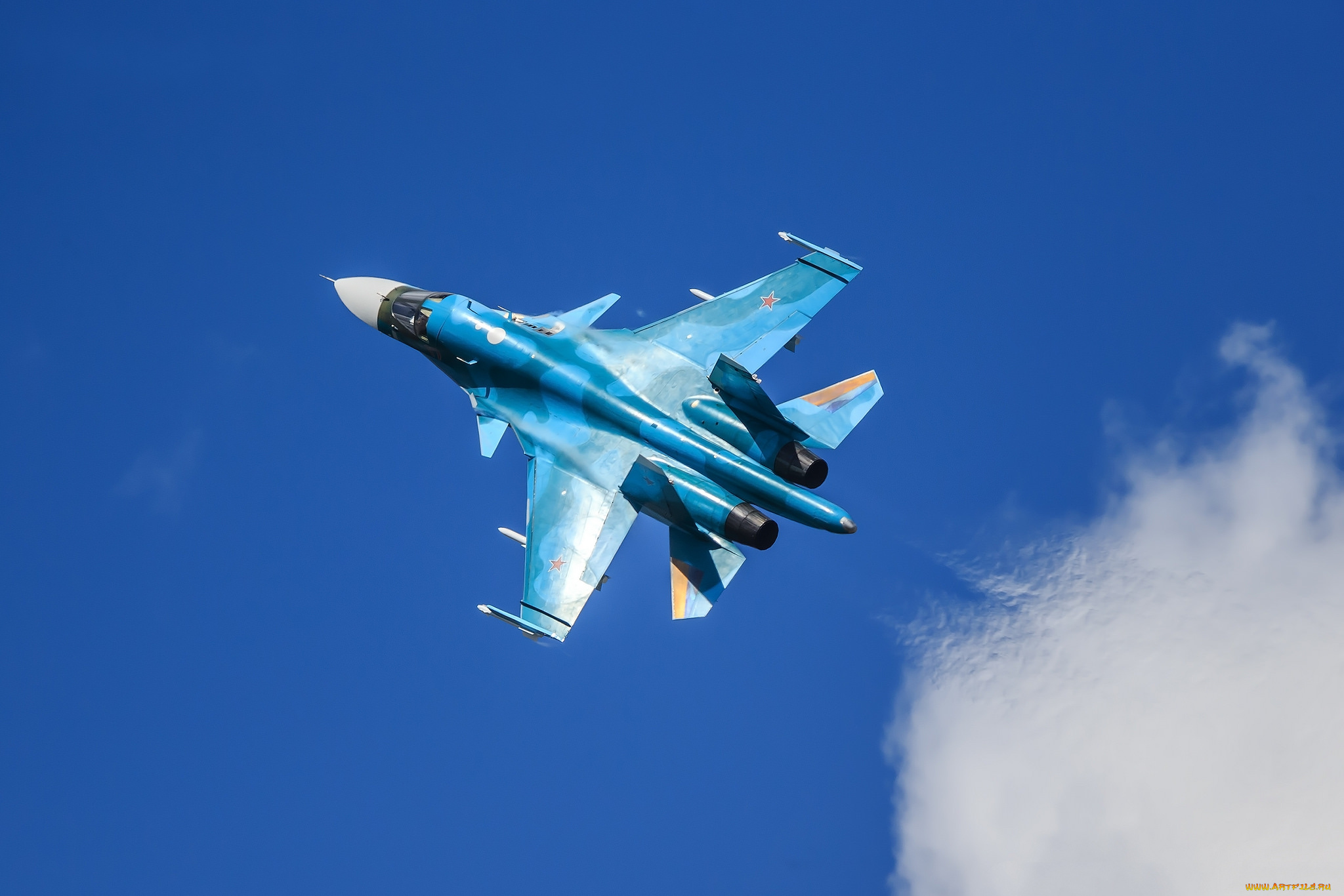 su-34, fullback, авиация, боевые, самолёты, бомбардировщик