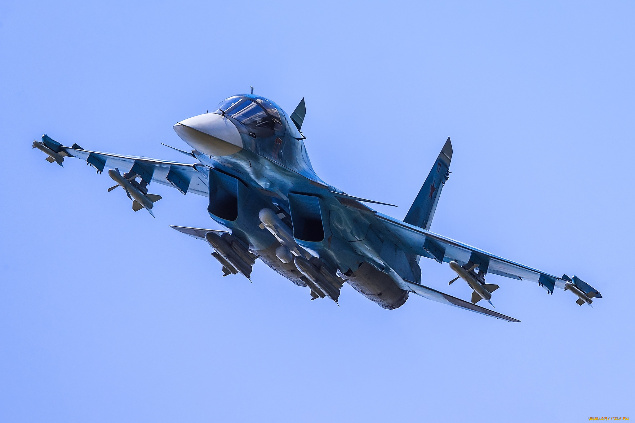 su-34, fullback, авиация, боевые, самолёты, бомбардировщик