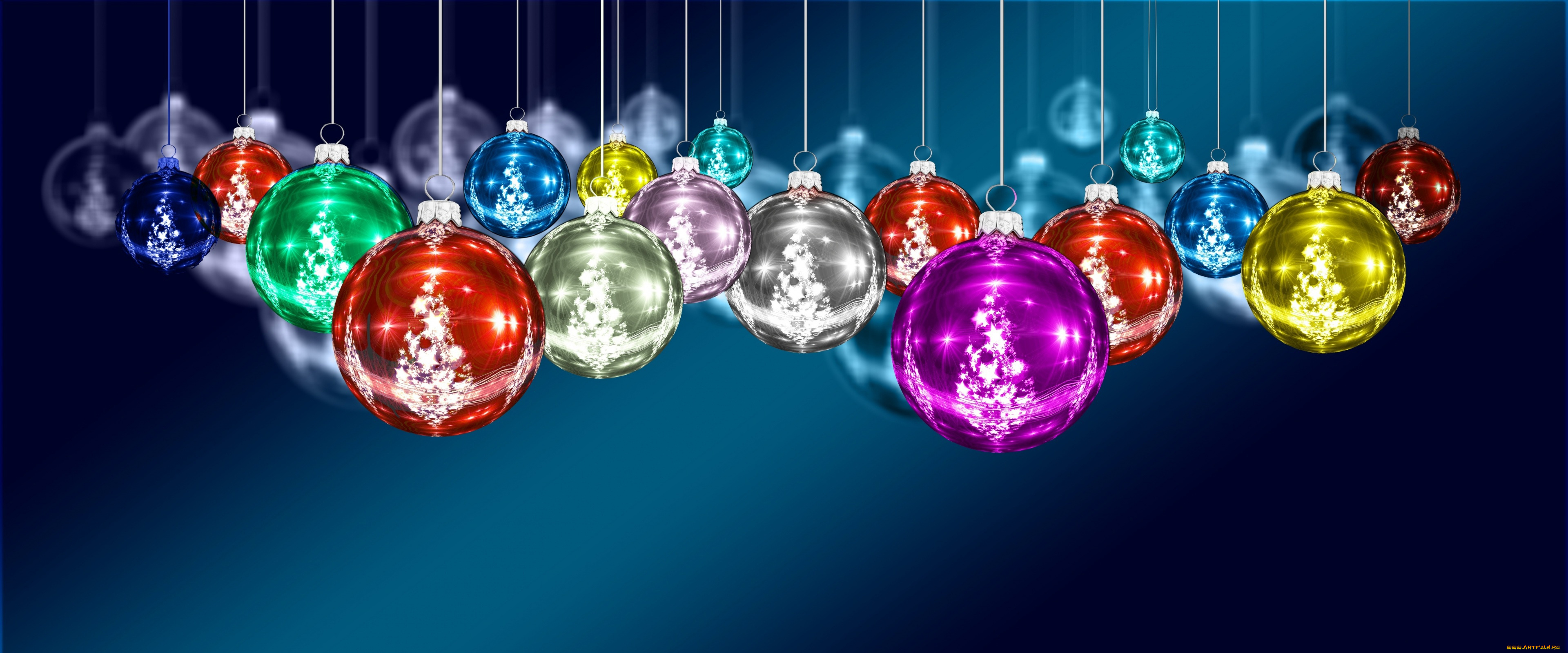 праздничные, шары, шарики, украшения, новый, год, игрушки, рождество