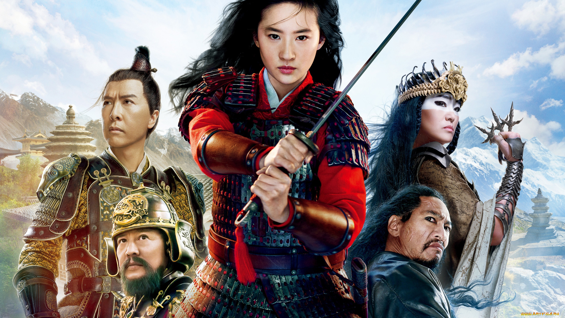 mulan, , , 2020, кино, фильмы, mulan, мулан, сша, китай, канада, боевик, фэнтези, драма, liu, yifei, донни, йен, джет, ли