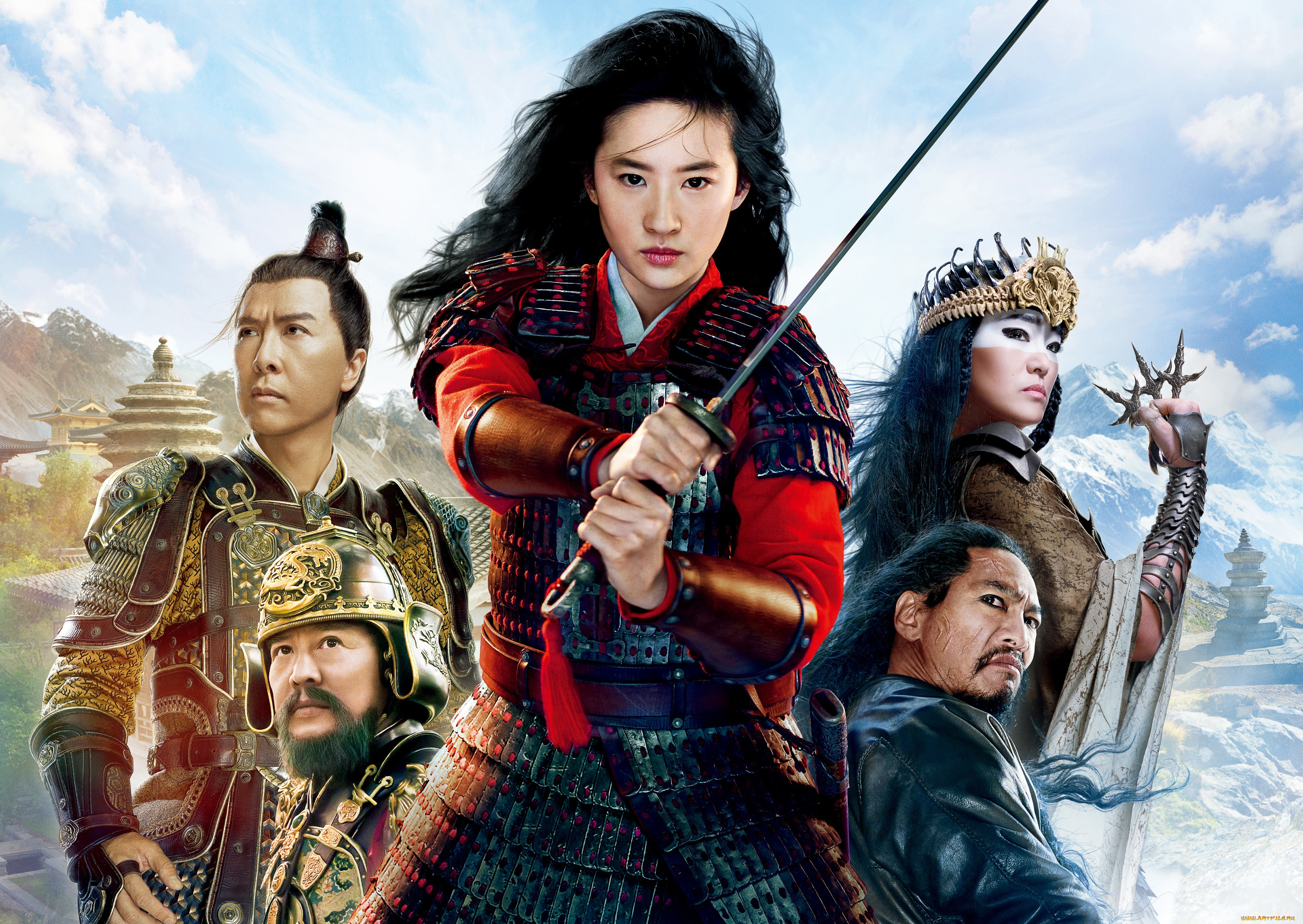 mulan, , , 2020, кино, фильмы, mulan, мулан, сша, китай, канада, боевик, фэнтези, драма, liu, yifei, донни, йен, джет, ли