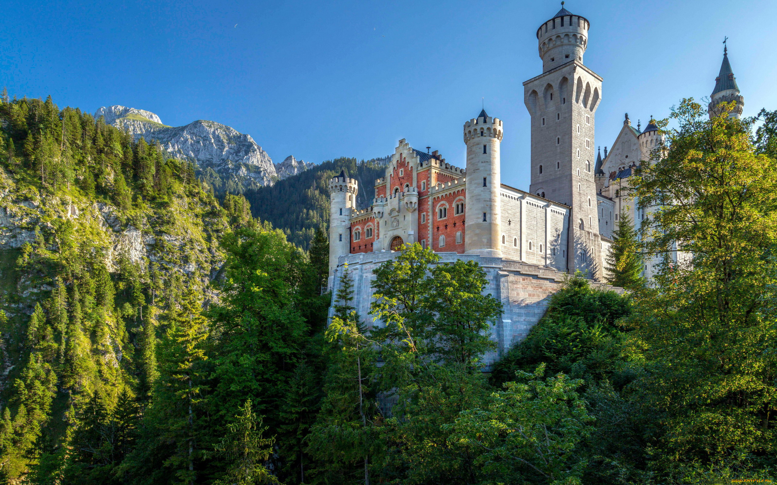 neuschwanstein, castle, города, замок, нойшванштайн, , германия, neuschwanstein, castle