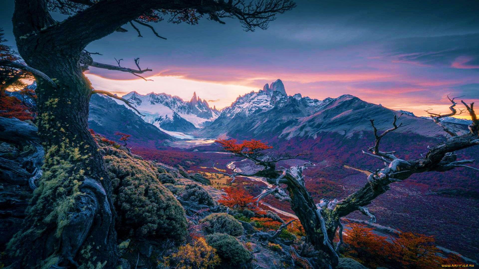 patagonia, argentina, природа, горы
