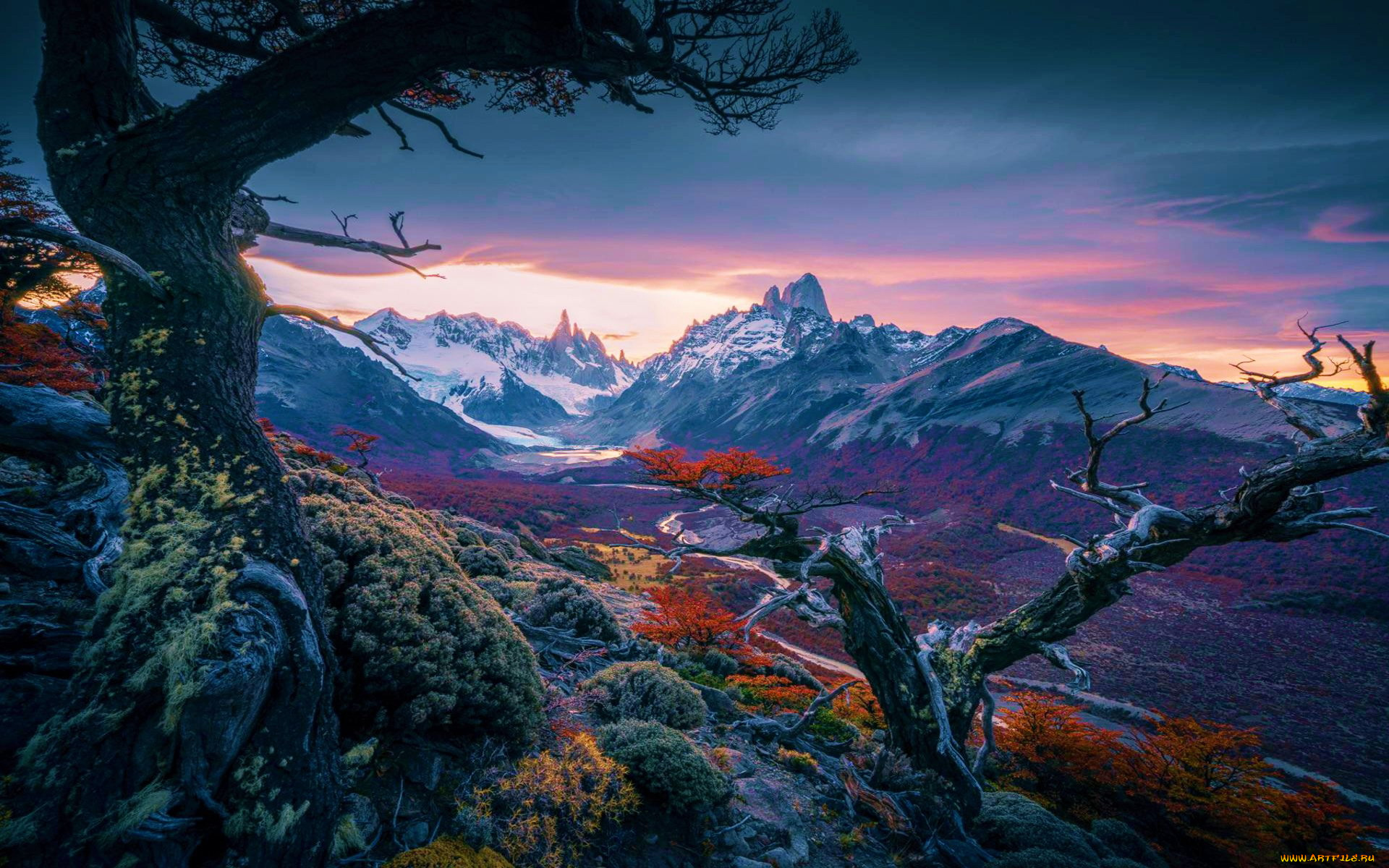 patagonia, argentina, природа, горы