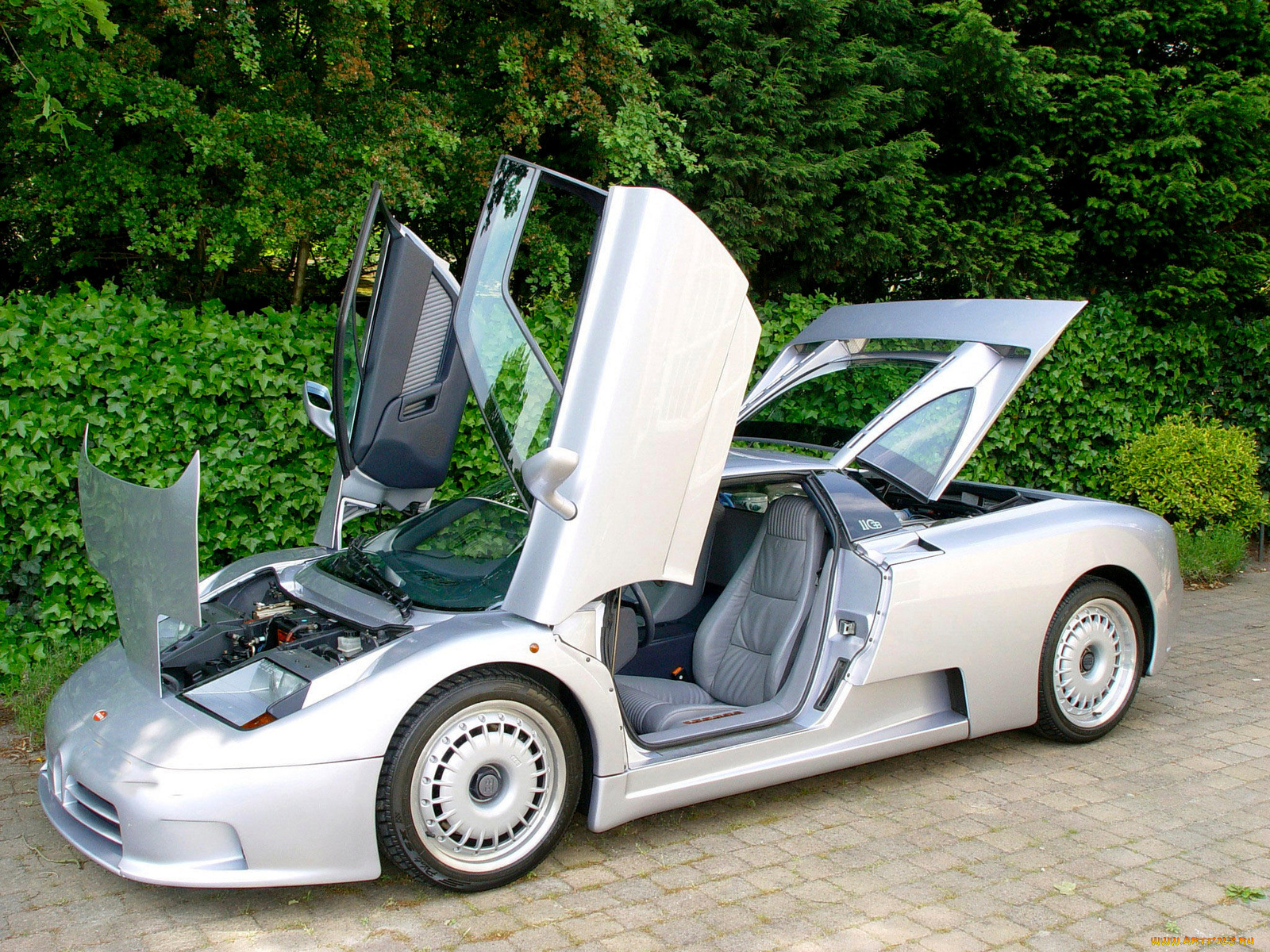 bugatti, eb110, gt, автомобили