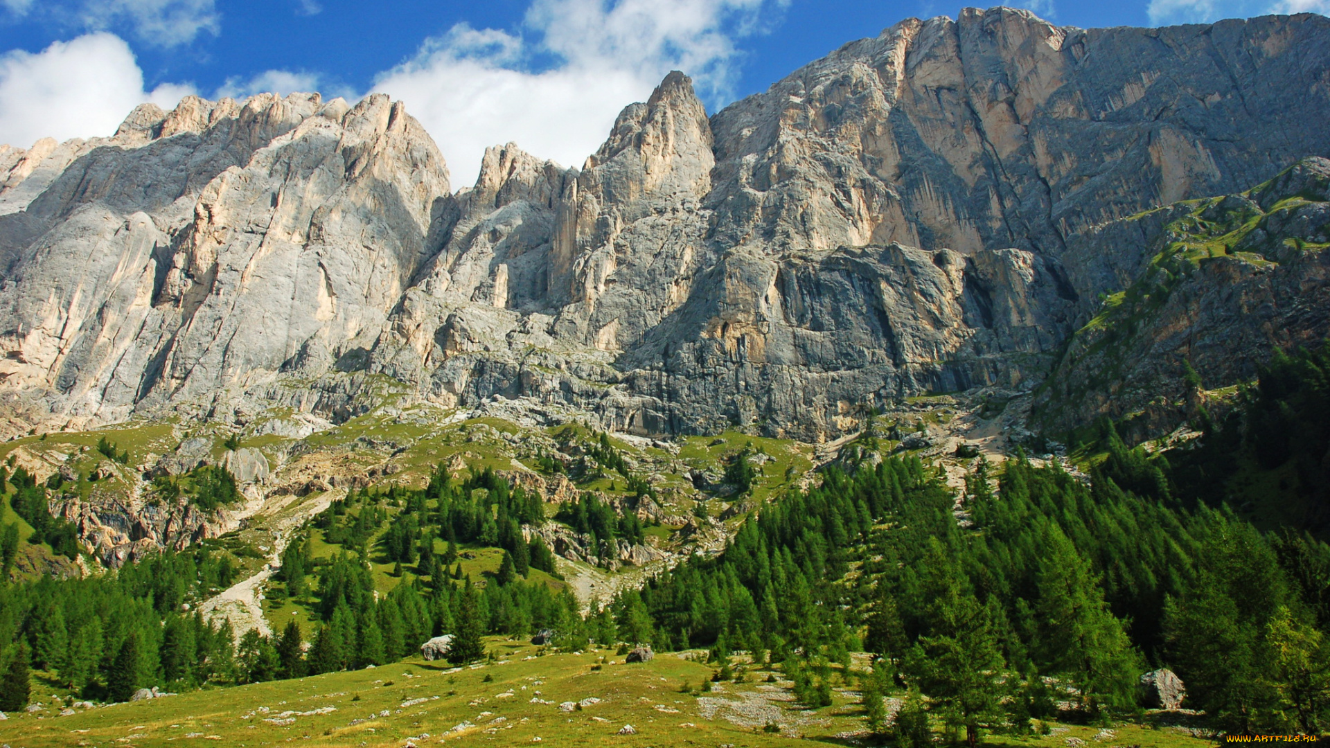 природа, горы, альпы, италия