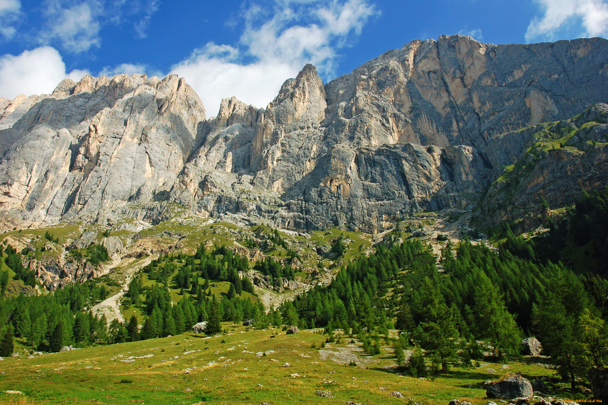 природа, горы, альпы, италия