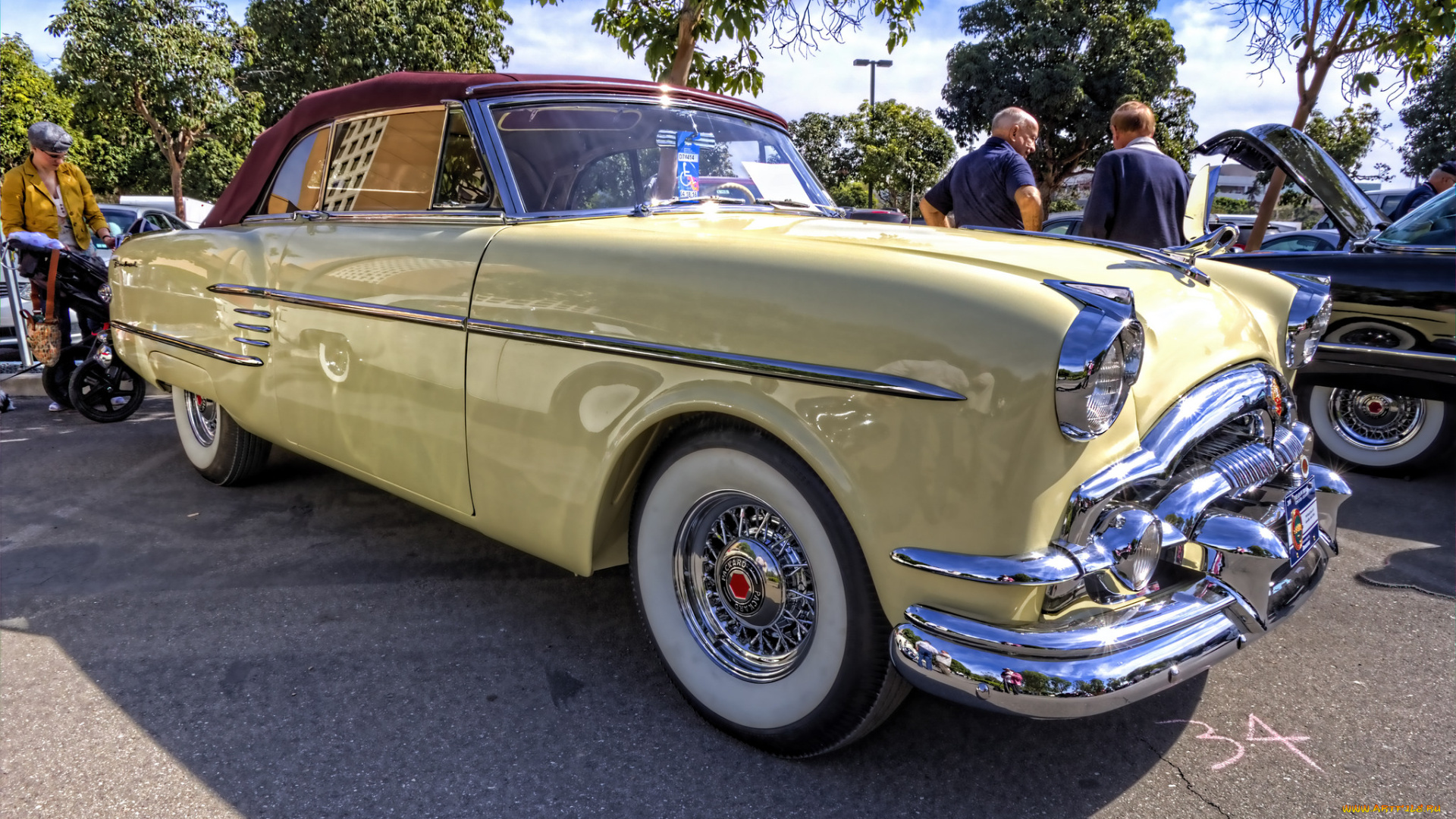 1954, packard, convertible, автомобили, выставки, и, уличные, фото, автошоу, выставка