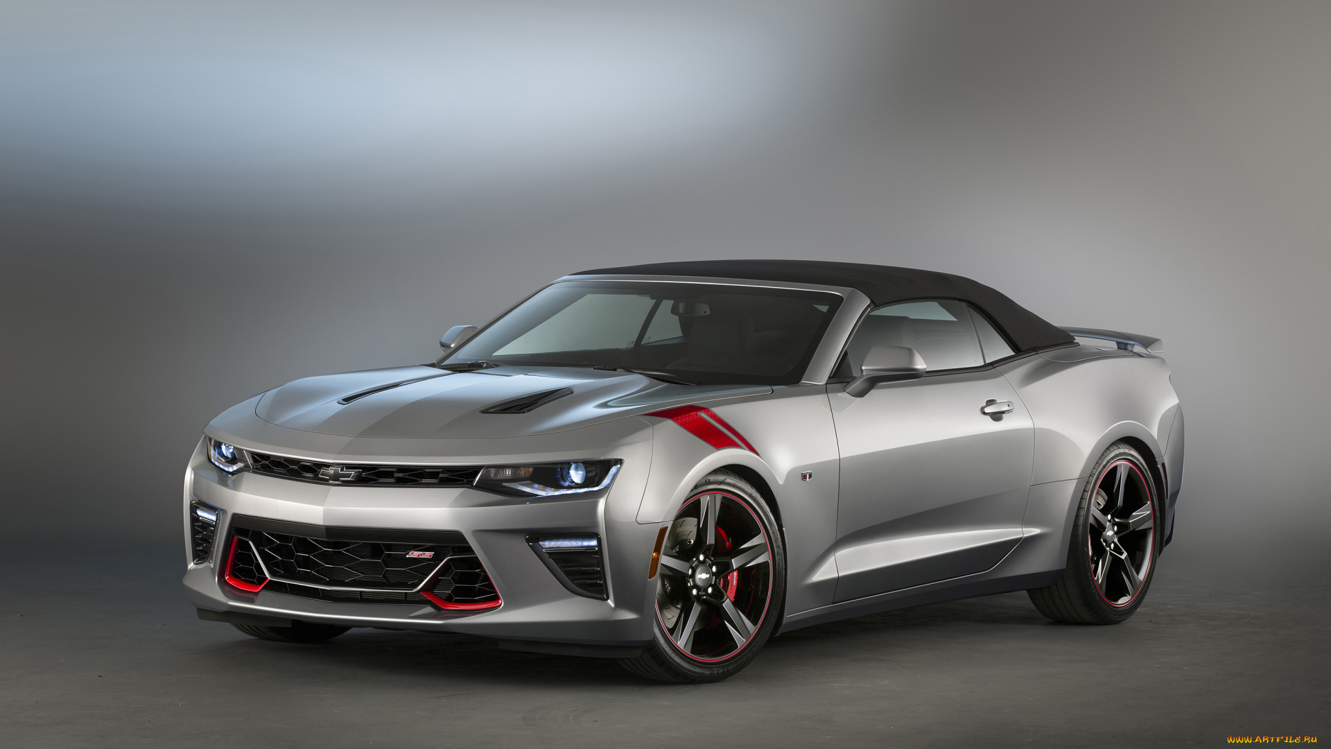 автомобили, camaro, 2015г, concept, package, accent, red, convertible, ss, chevrolet