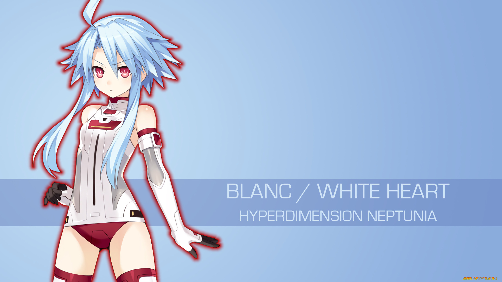 аниме, hyperdimension, neptunia, фон, взгляд, девушка