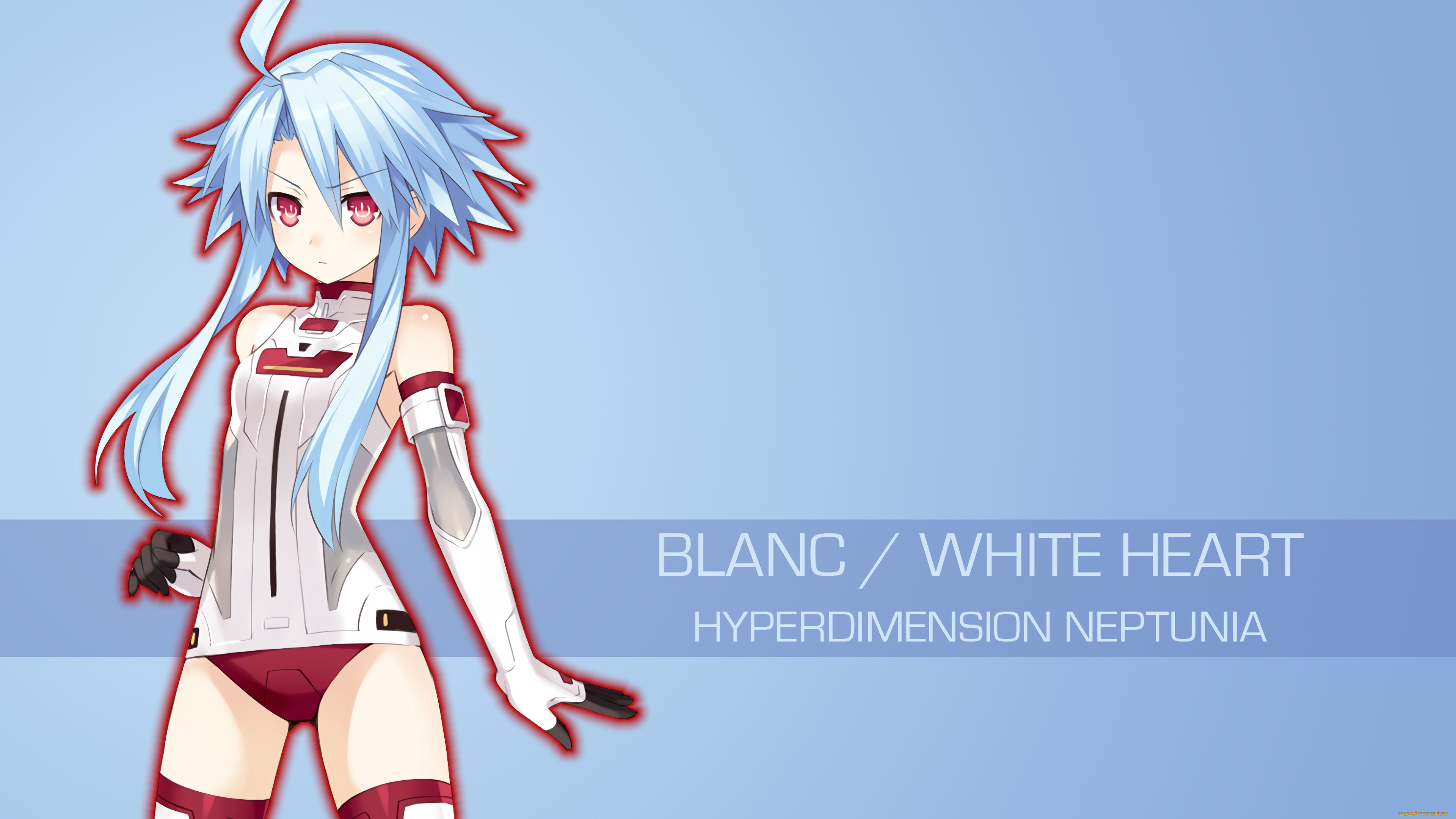 аниме, hyperdimension, neptunia, фон, взгляд, девушка