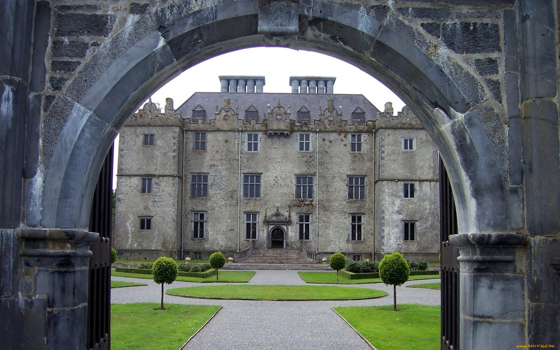 portumna, castle, ireland, города, замки, ирландии, portumna, castle