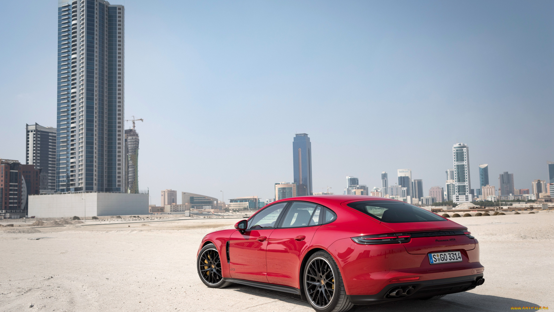 автомобили, porsche, sport, turismo, gts, porsche, panamera, 2019, порше, красный