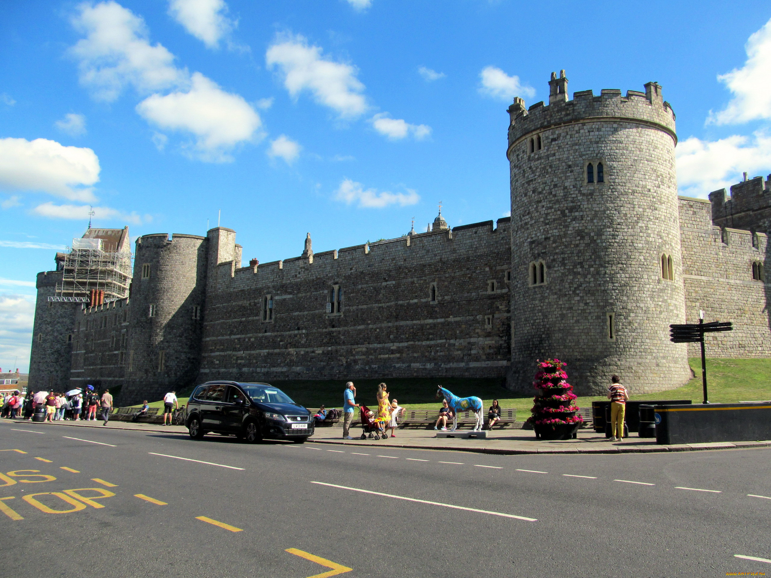 windsor, castle, города, замки, англии, windsor, castle