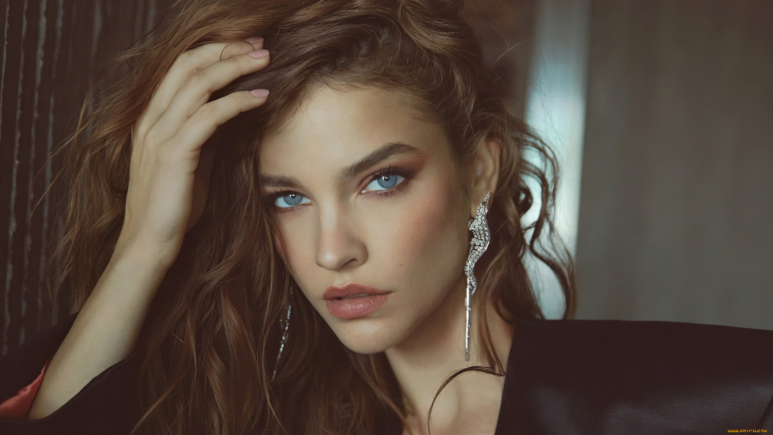 девушки, barbara, palvin, портрет, серьги