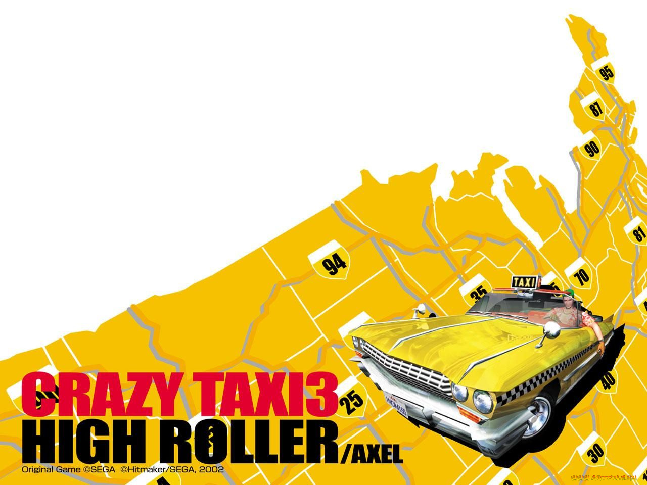 crazy, taxi, видео, игры, high, roller