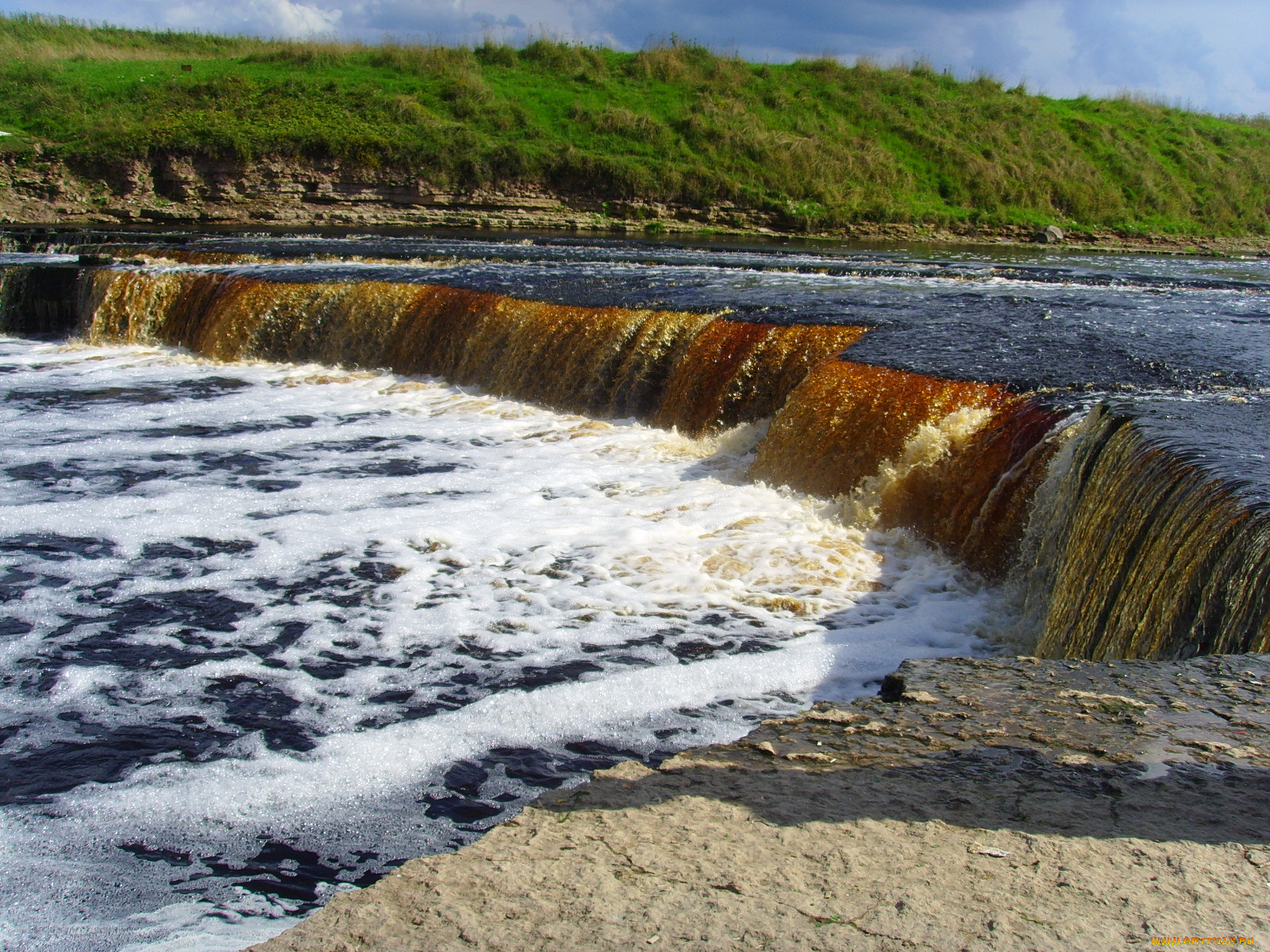 природа, реки, озера, река, водопад