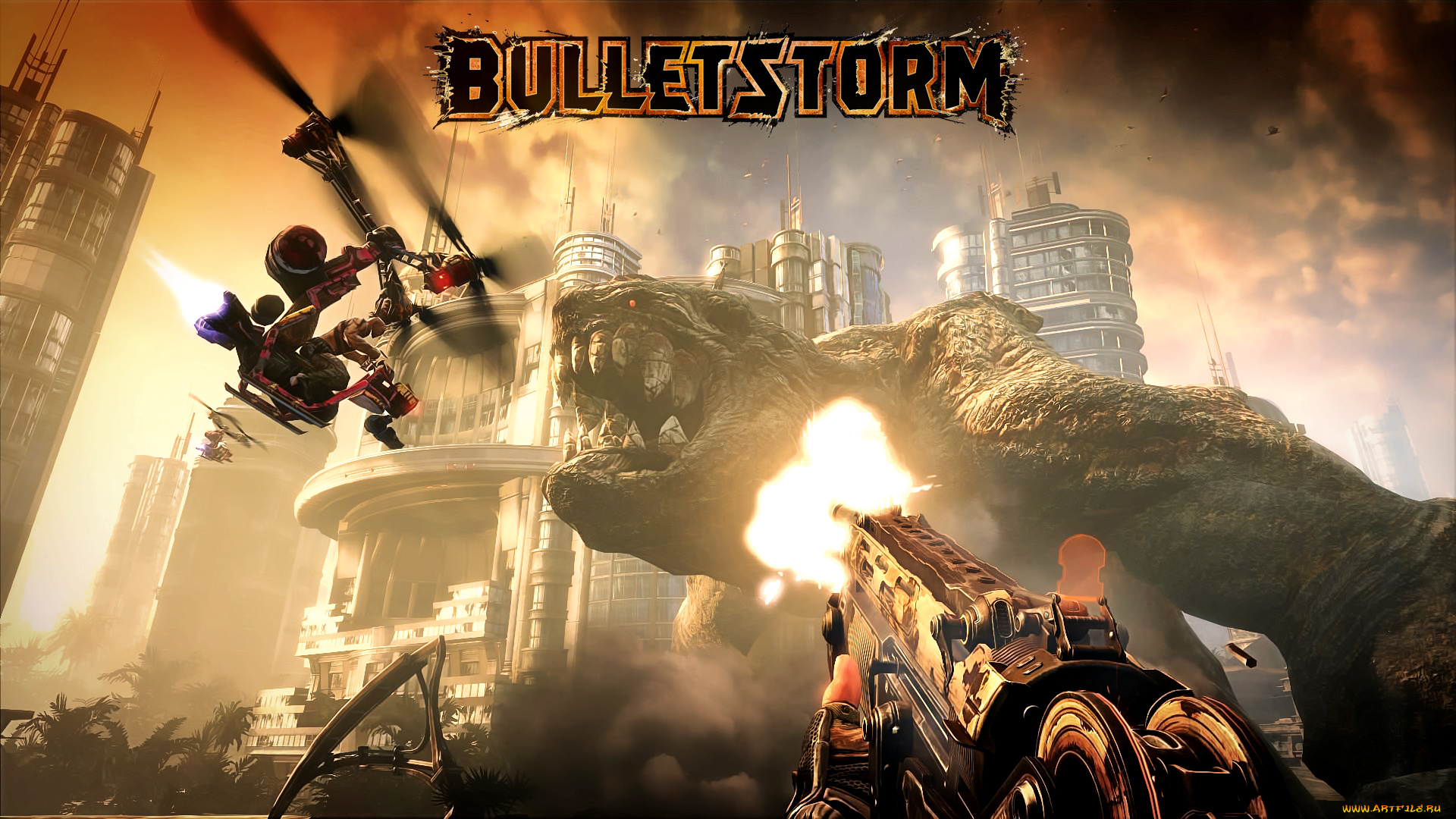 bulletstorm, видео, игры