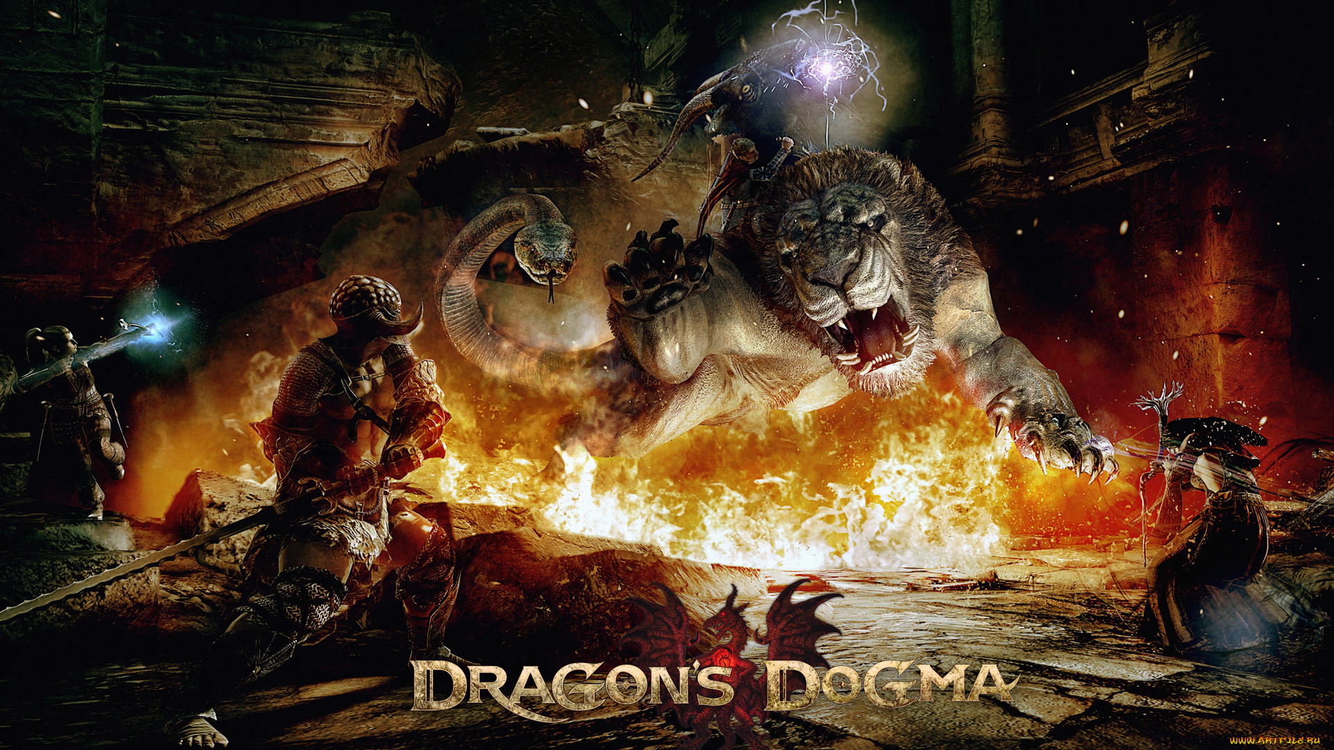 dragons, dogma, видео, игры, dragon`s