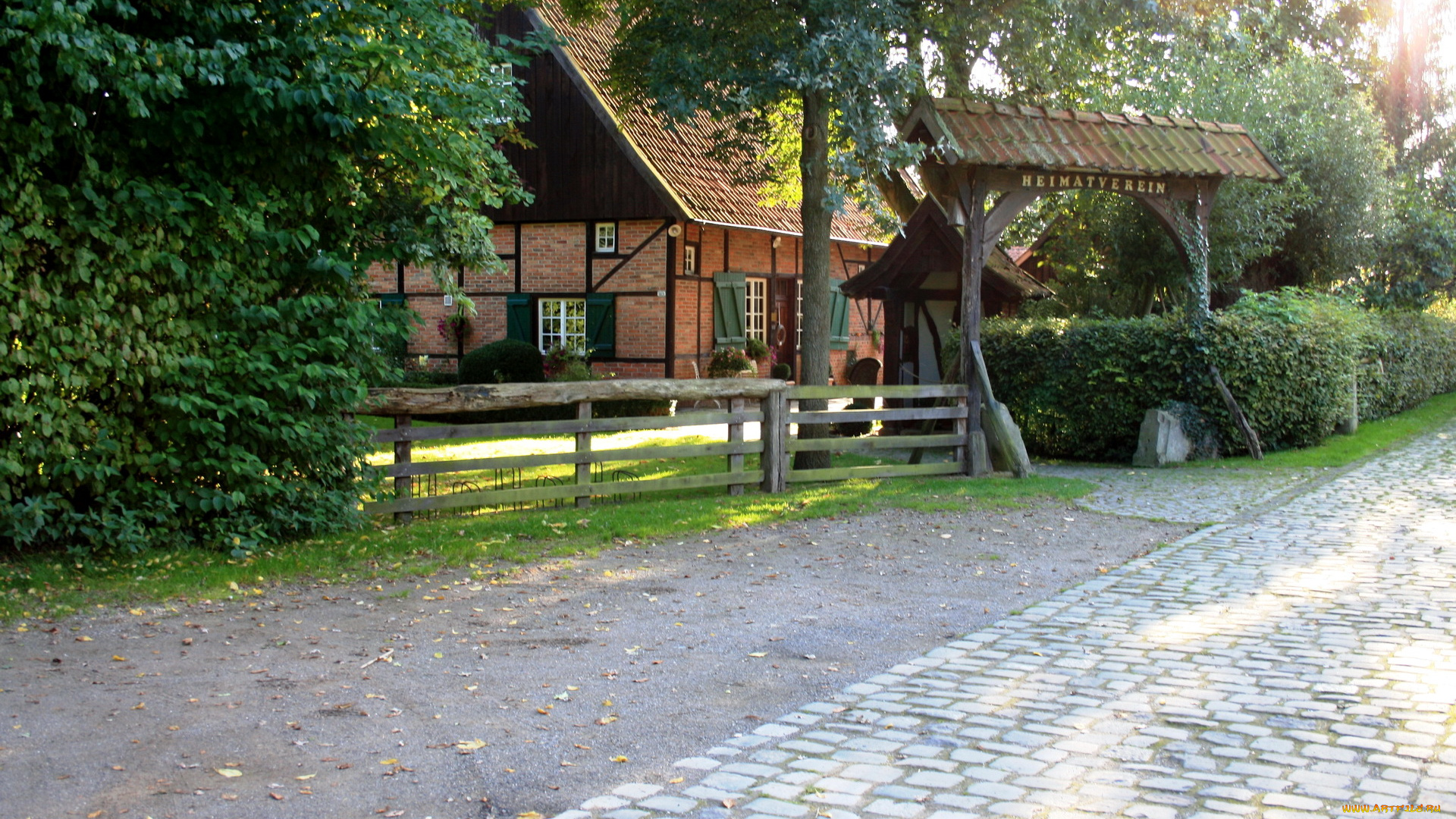 германия, мюнстер, разное, сооружения, постройки, дом, сад