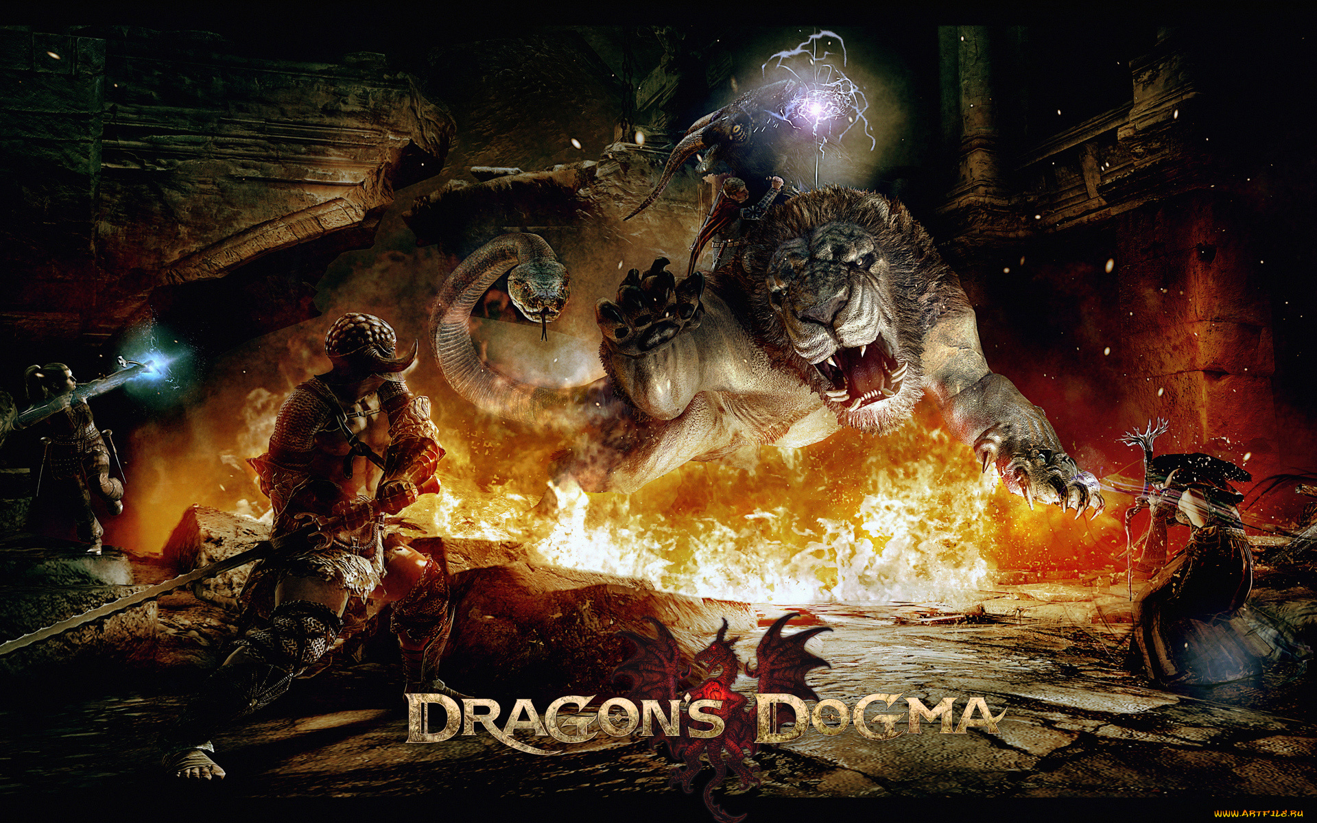 dragons, dogma, видео, игры, dragon`s