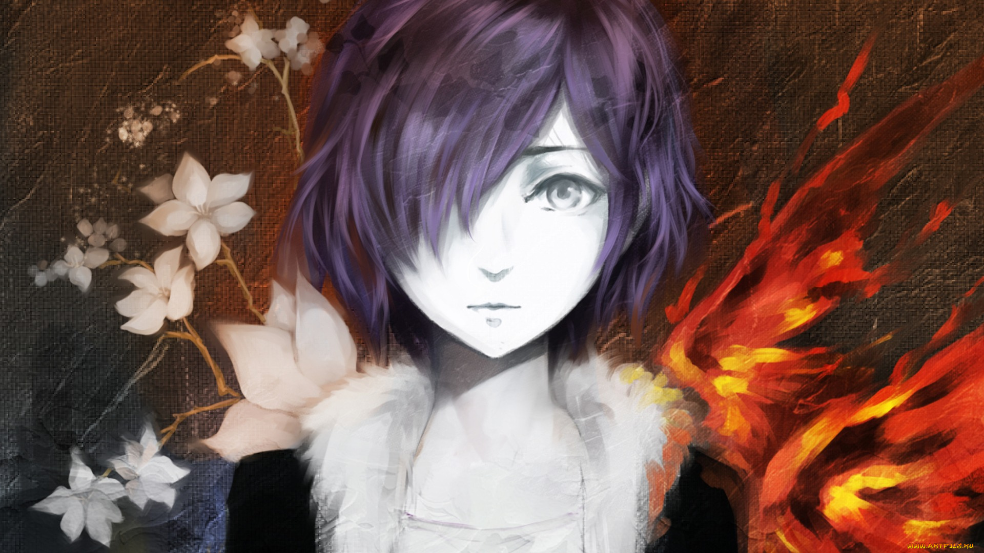 аниме, tokyo, ghoul, kirishima, touka, токийский, гуль, tokyo, ghoul, арт, art