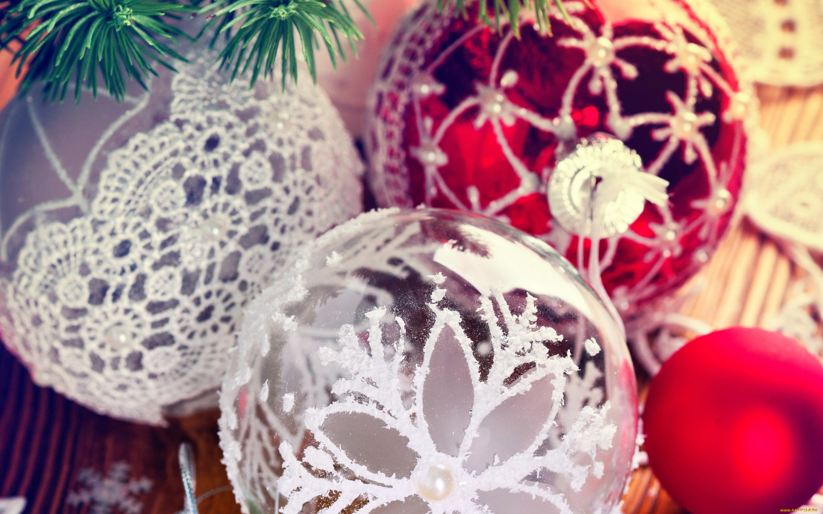 праздничные, шары, украшения, новый, год, christmas-tree, decoration, new, year