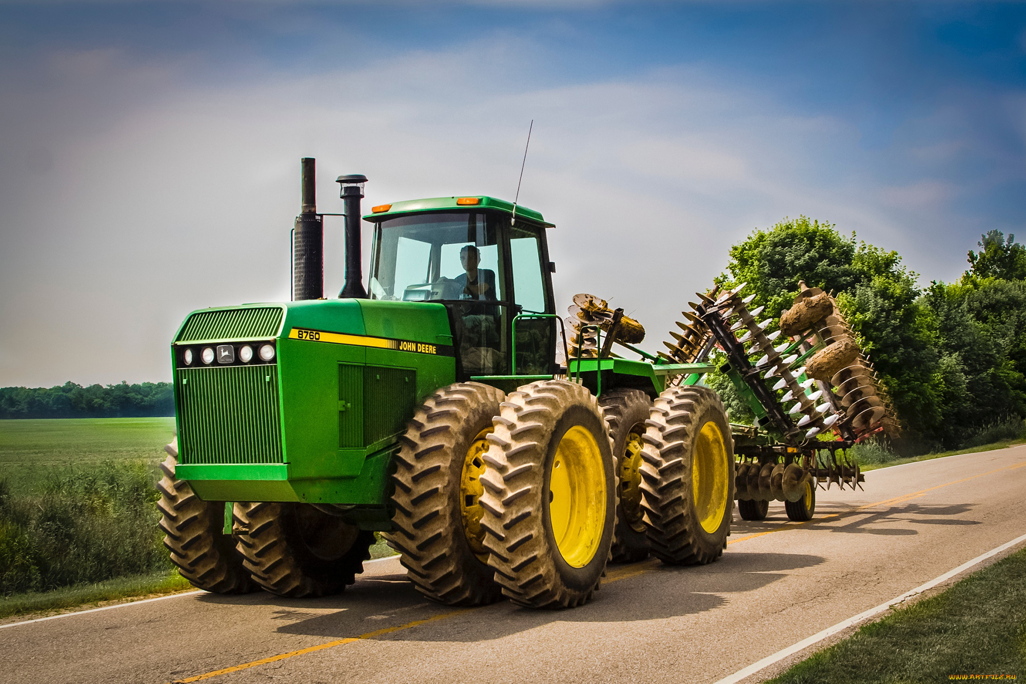 техника, тракторы, john, deere