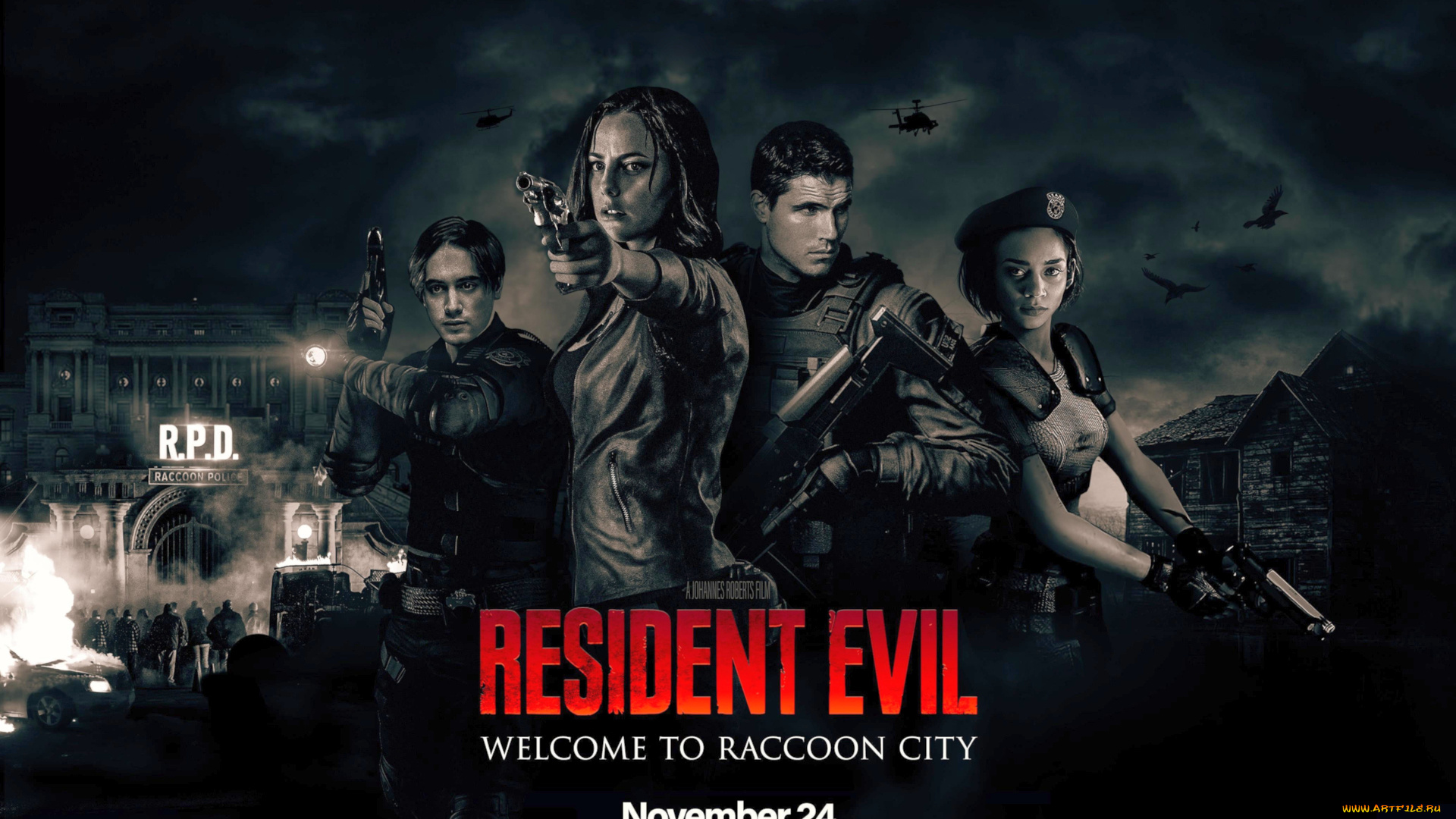 resident, evil, , welcome, to, raccoon, city, , , 2021, , кино, фильмы, -unknown, , другое, resident, evil, welcome, to, raccoon, city, avan, jogia, chris, redfield, claire, hannah, john, kamen, jill, valentine, кая, скоделарио, обитель, зла, добро, пожаловать, в, раккун, сити