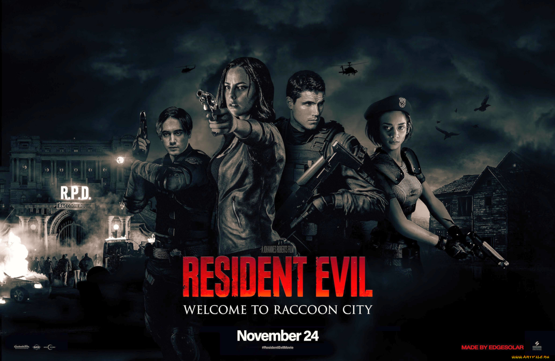 resident, evil, , welcome, to, raccoon, city, , , 2021, , кино, фильмы, -unknown, , другое, resident, evil, welcome, to, raccoon, city, avan, jogia, chris, redfield, claire, hannah, john, kamen, jill, valentine, кая, скоделарио, обитель, зла, добро, пожаловать, в, раккун, сити