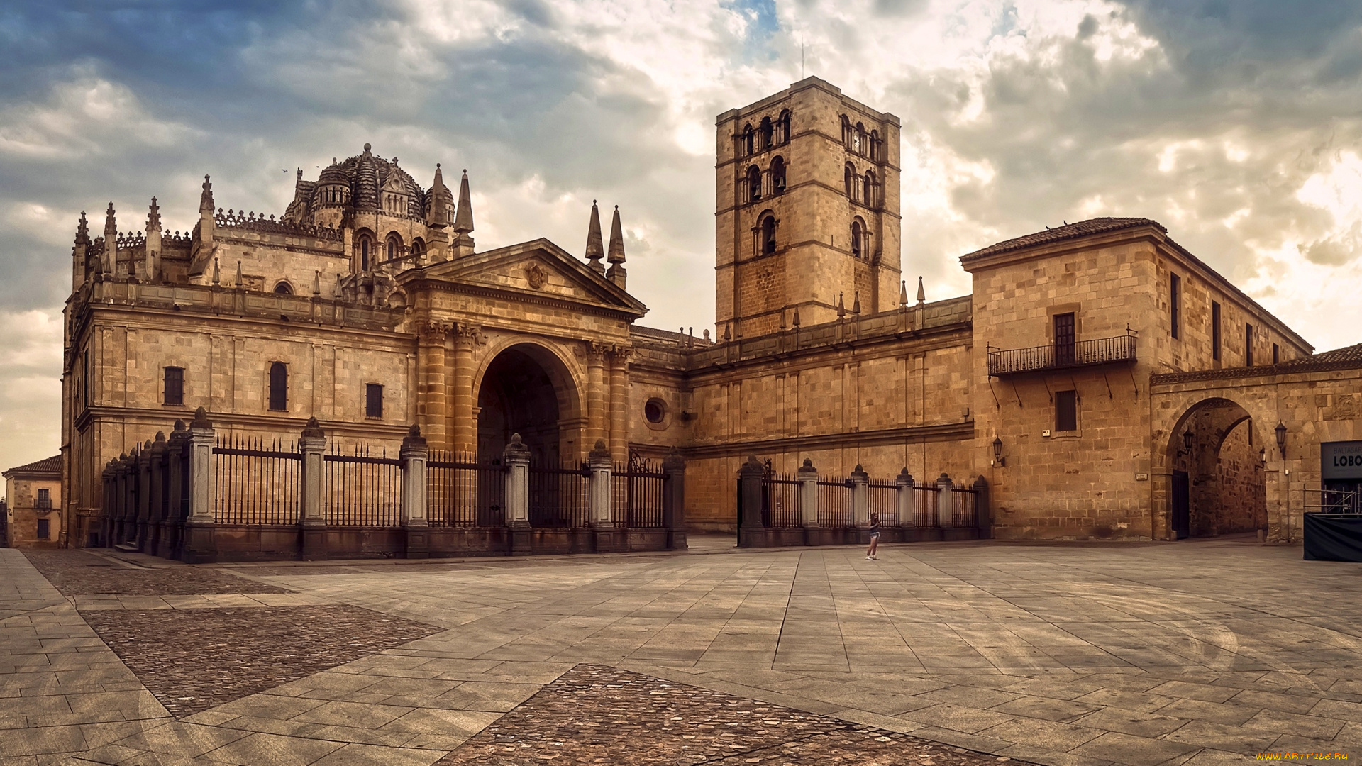 zamora, cathedral, roman, catholic, church, zamora, spain, города, -, католические, соборы, , костелы, , аббатства, cathedral, roman, catholic, church