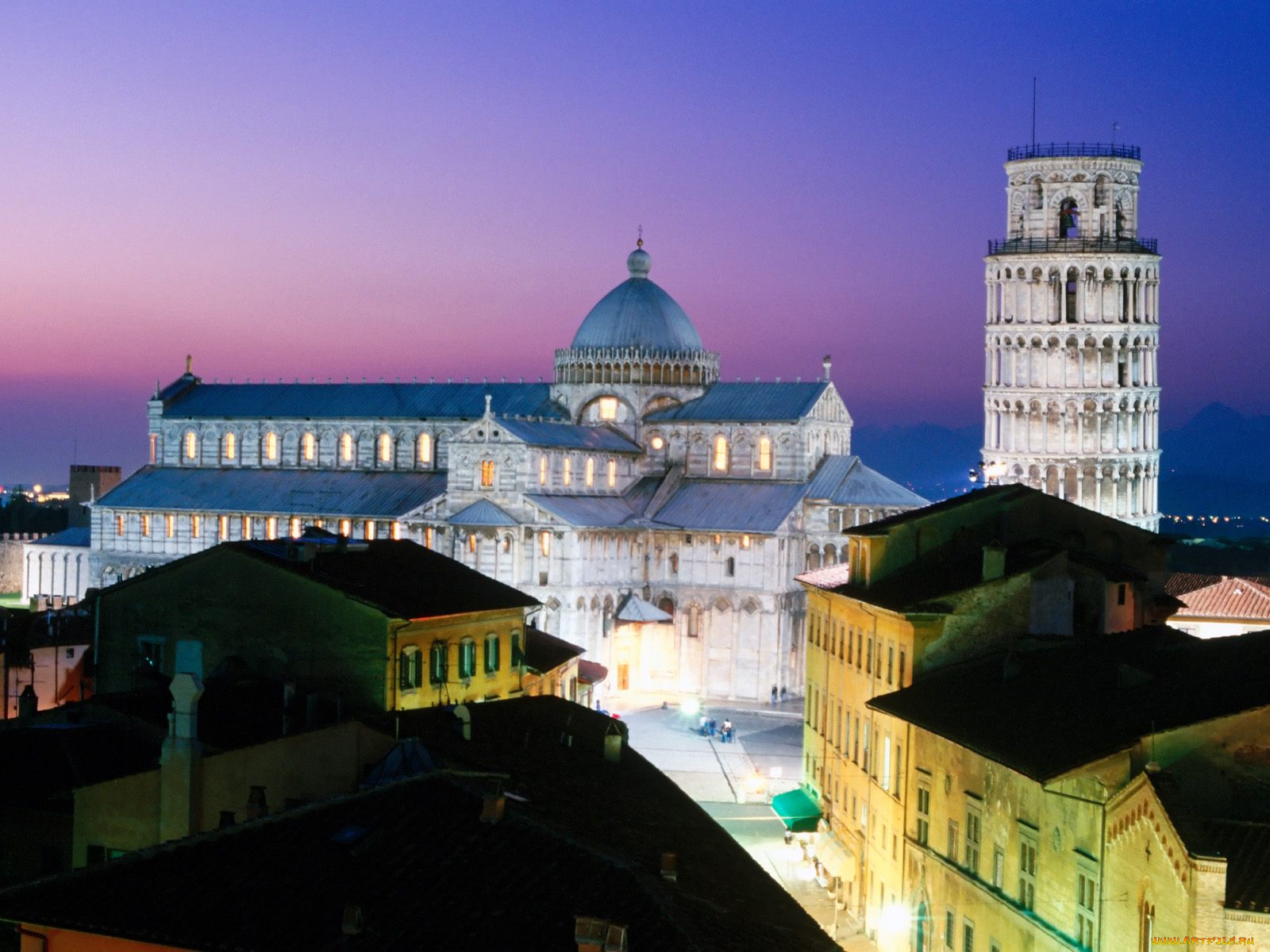 piazza, dei, miracoli, pisa, italy, города, пиза, италия