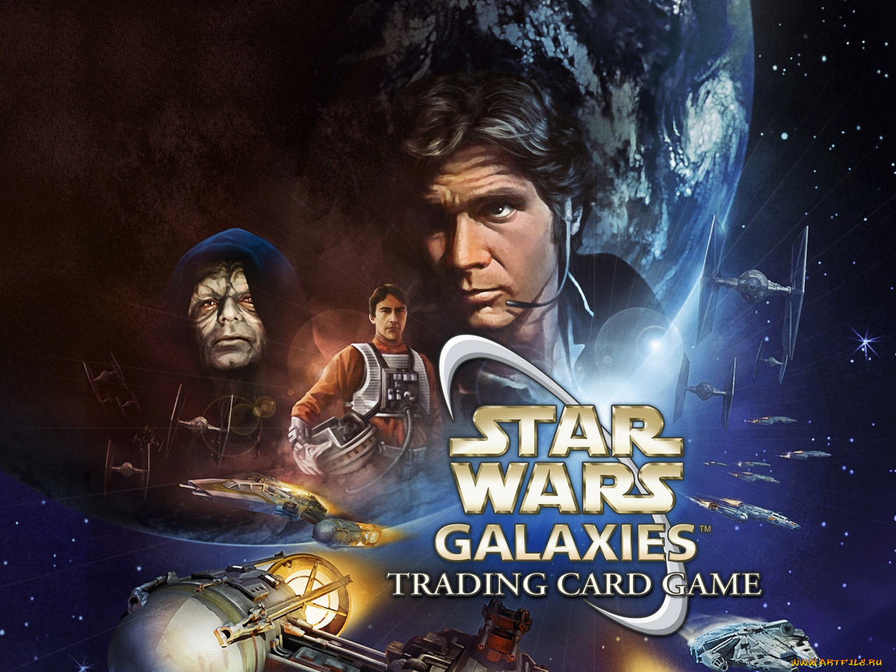 star, wars, galaxies, trading, card, game, squadrons, over, corellia, видео, игры