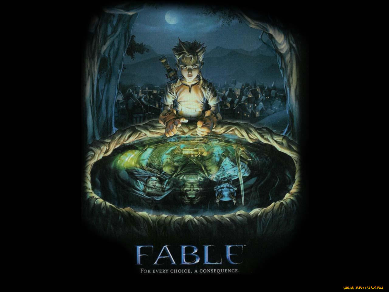 видео, игры, fable, the, lost, chapters