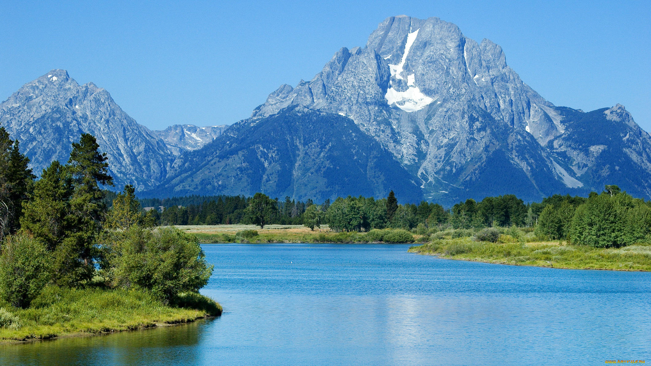 grand, teton, national, park-, , oxbow, lake, природа, реки, озера, grand, teton, national, park, oxbow, lake, озеро, парк, горы