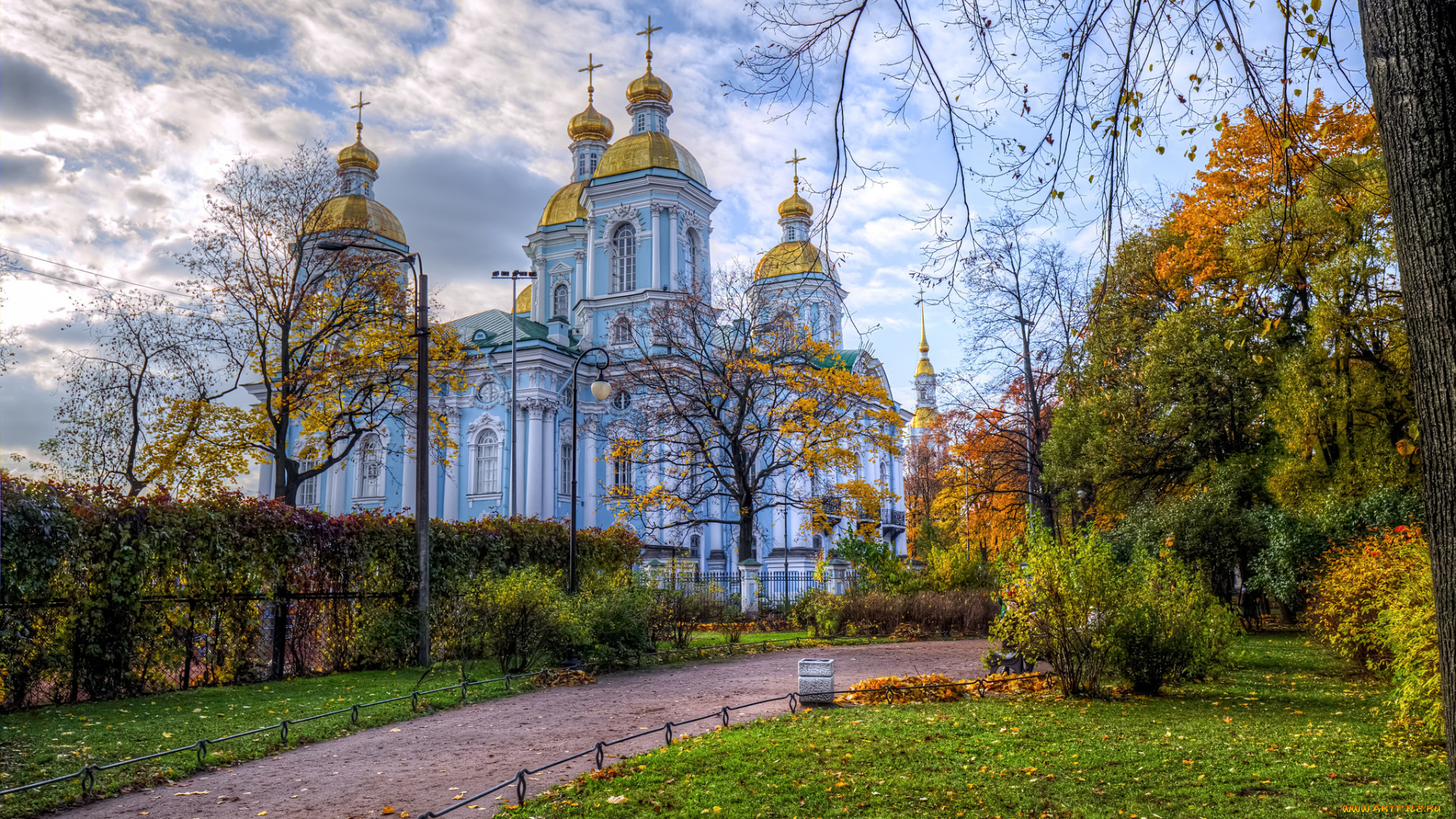 cathedral, of, st, , nicholas, , st, , petersburg, города, санкт-петербург, , петергоф, , россия, простор