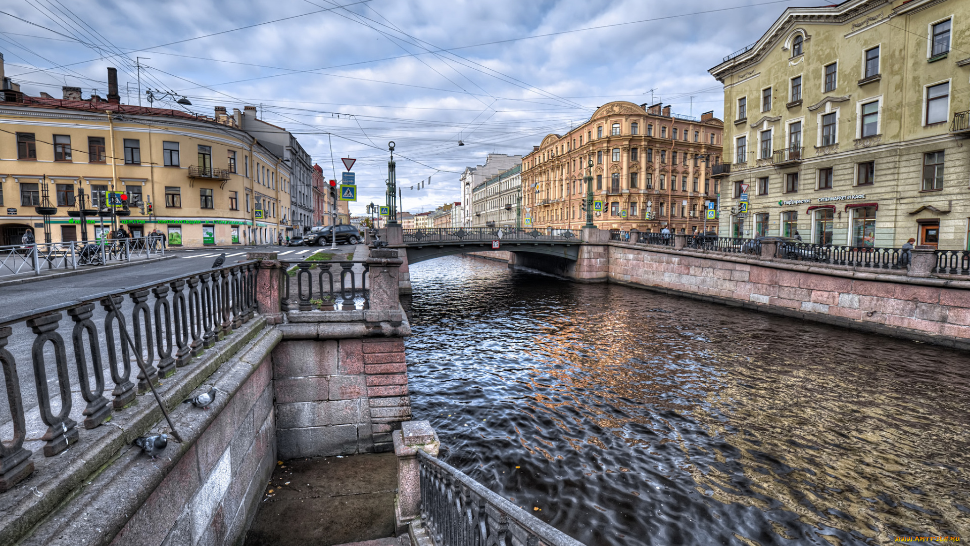 voznesensky, bridge, города, санкт-петербург, , петергоф, , россия, простор