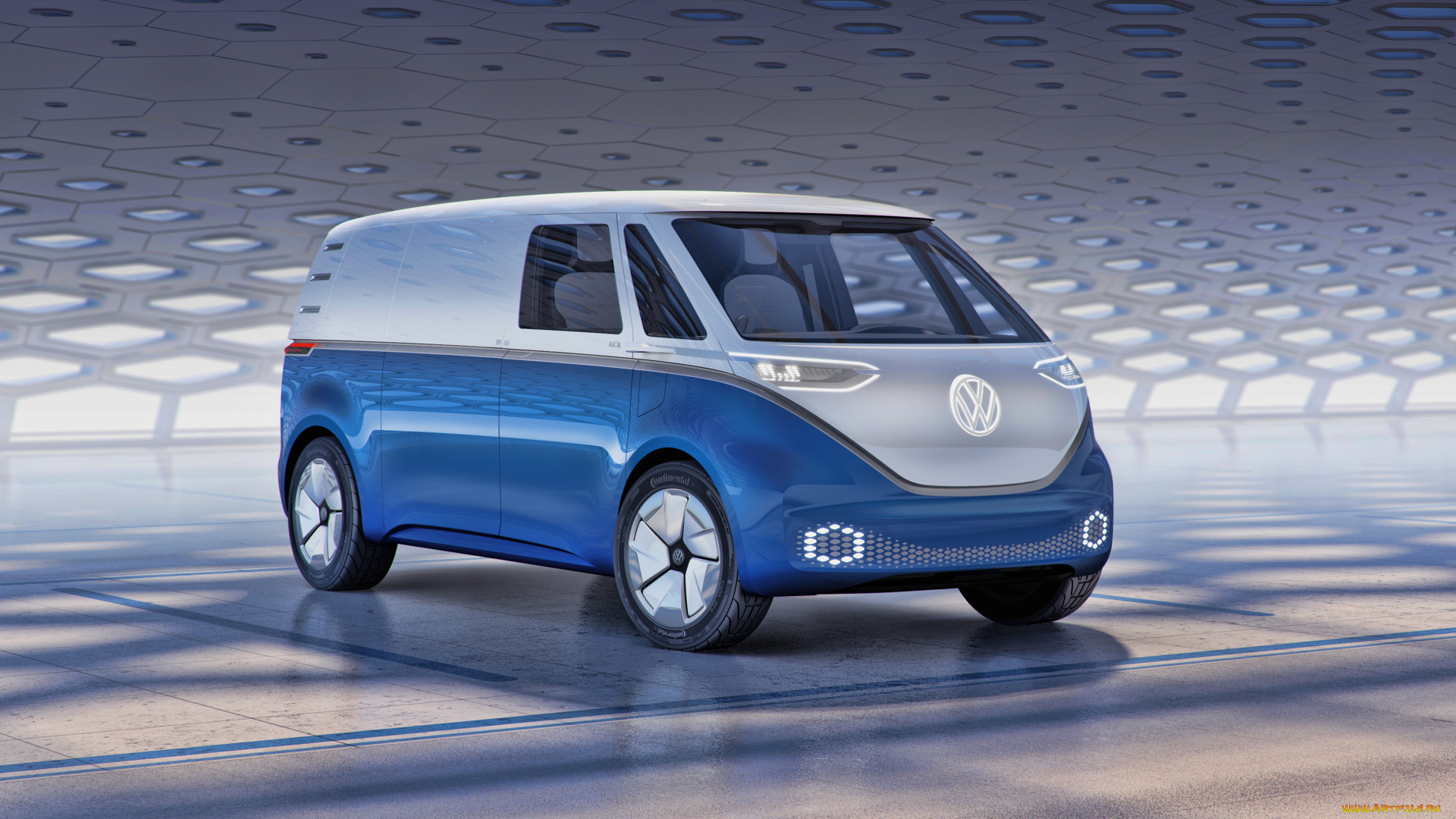 2019, volkswagen, id, buzz, cargo, автомобили, volkswagen, фольцваген, немецкие, минивэн, 2019, электрический, легковые