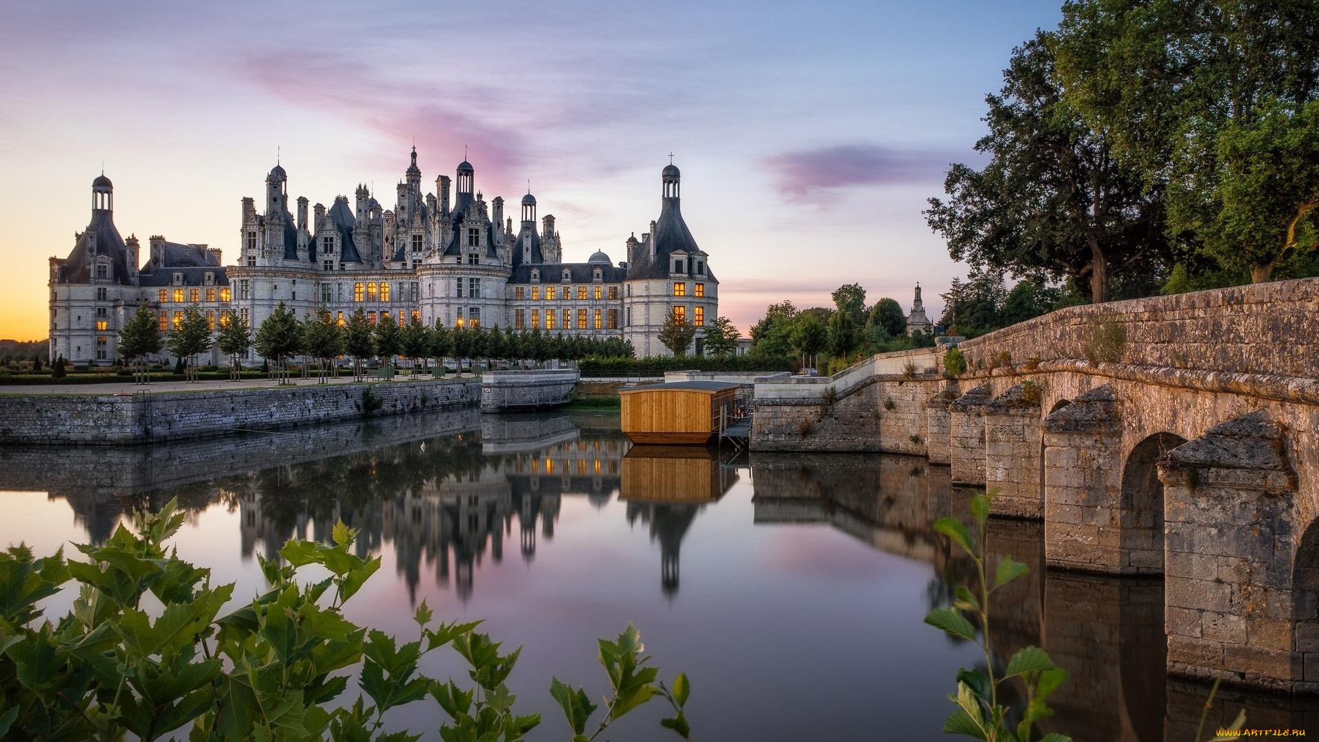 chateau, de, chambord, france, города, замки, франции, chateau, de, chambord