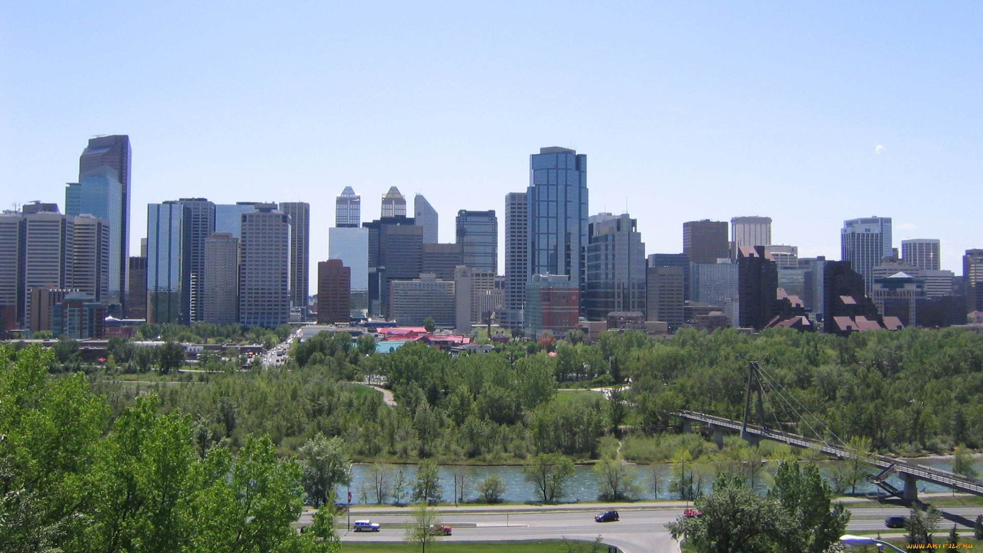 calgary, города, панорамы