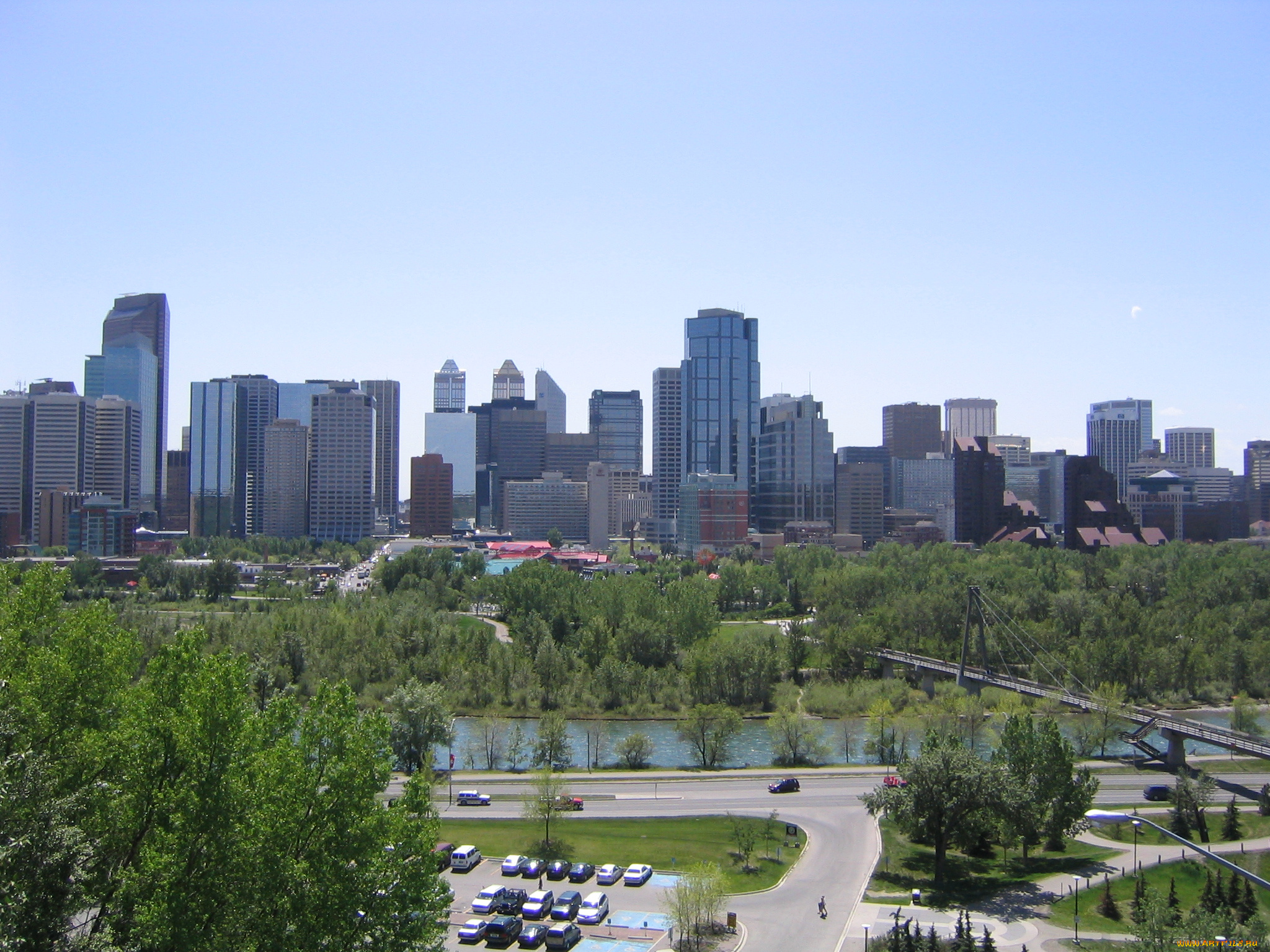 calgary, города, панорамы