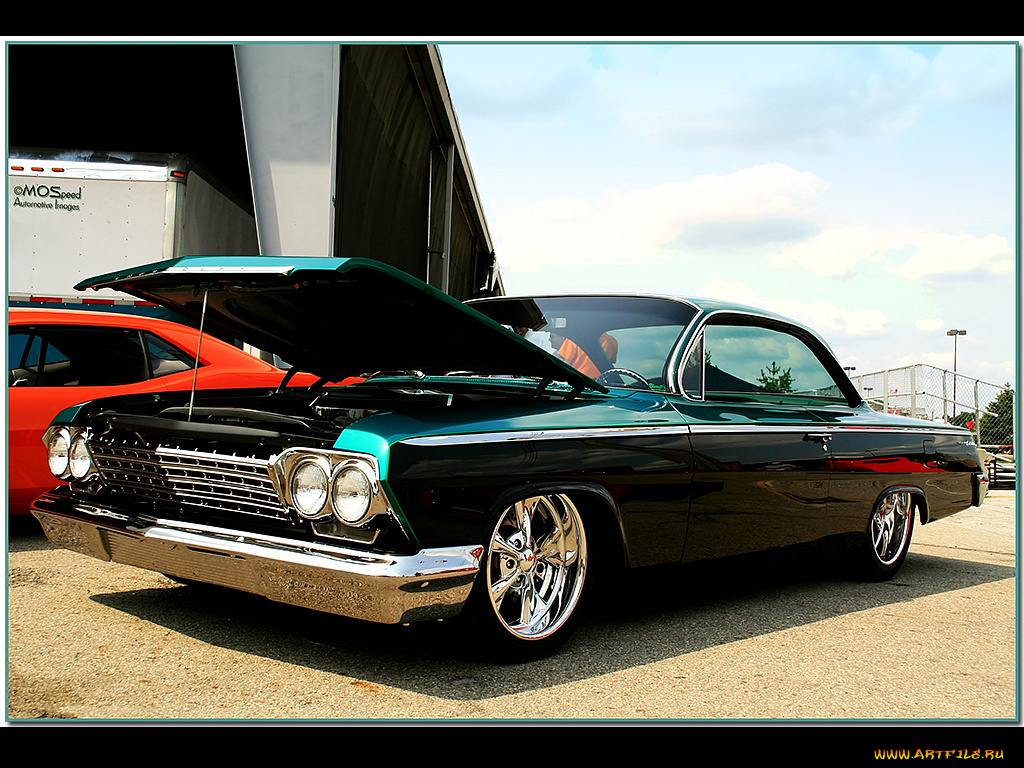 1962, custom, impala, автомобили, выставки, уличные, фото
