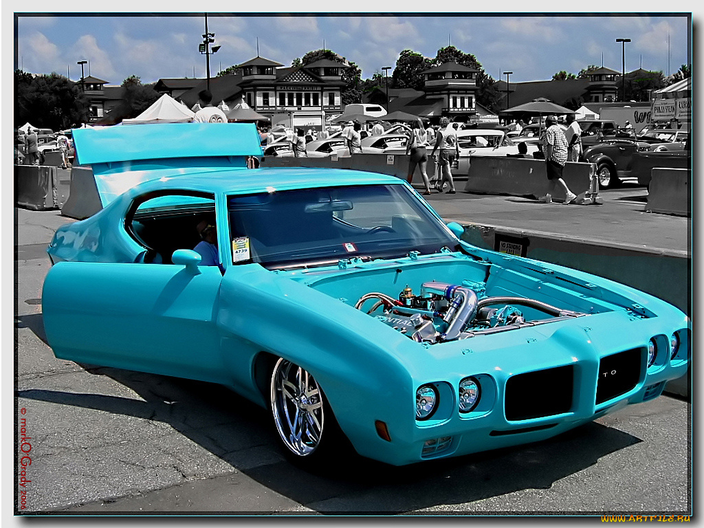 turquoise, goat, автомобили, pontiac