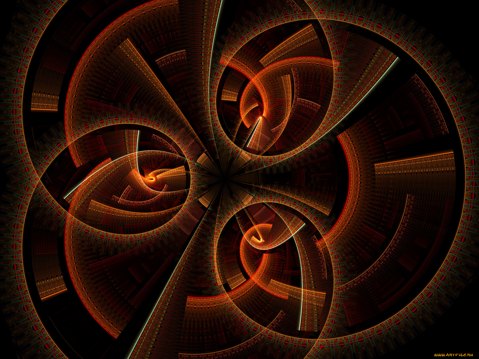 3д, графика, fractal, фракталы, узор, фон