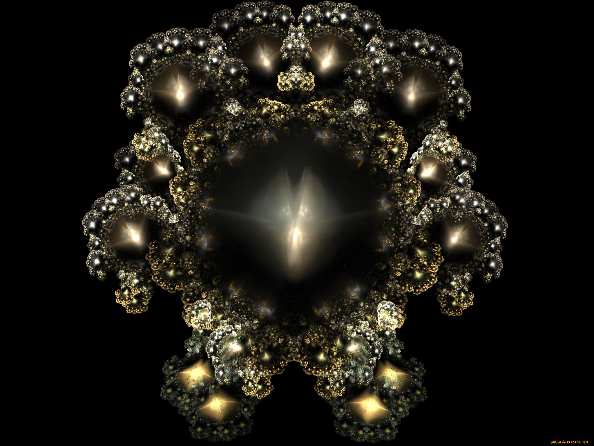 3д, графика, fractal, фракталы, узор, фон