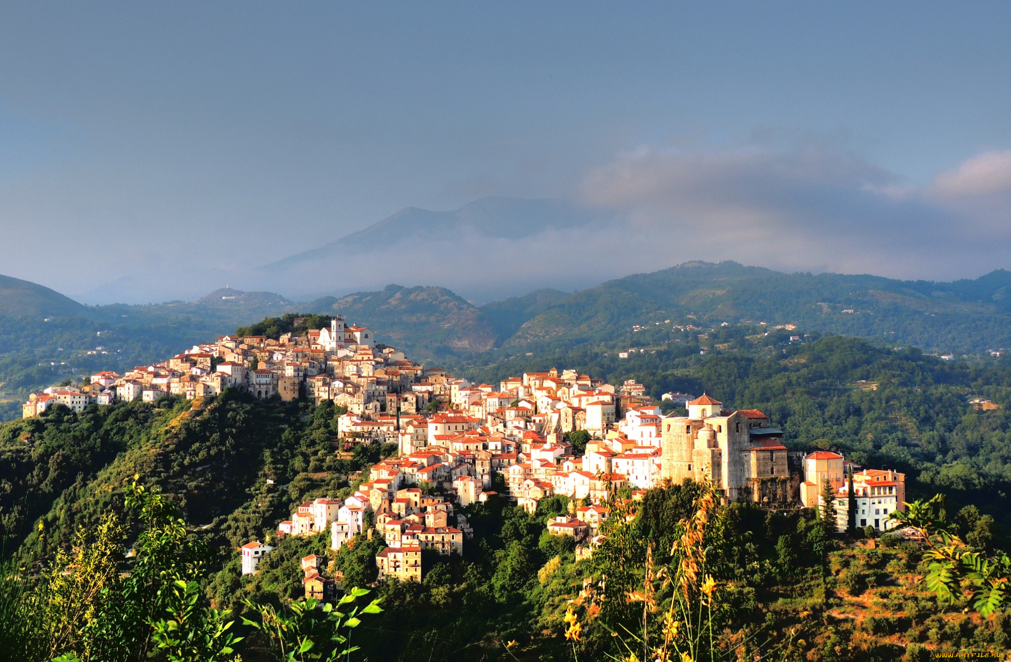 rivello, , basilicata, , italy, города, -, панорамы, пейзаж, здания