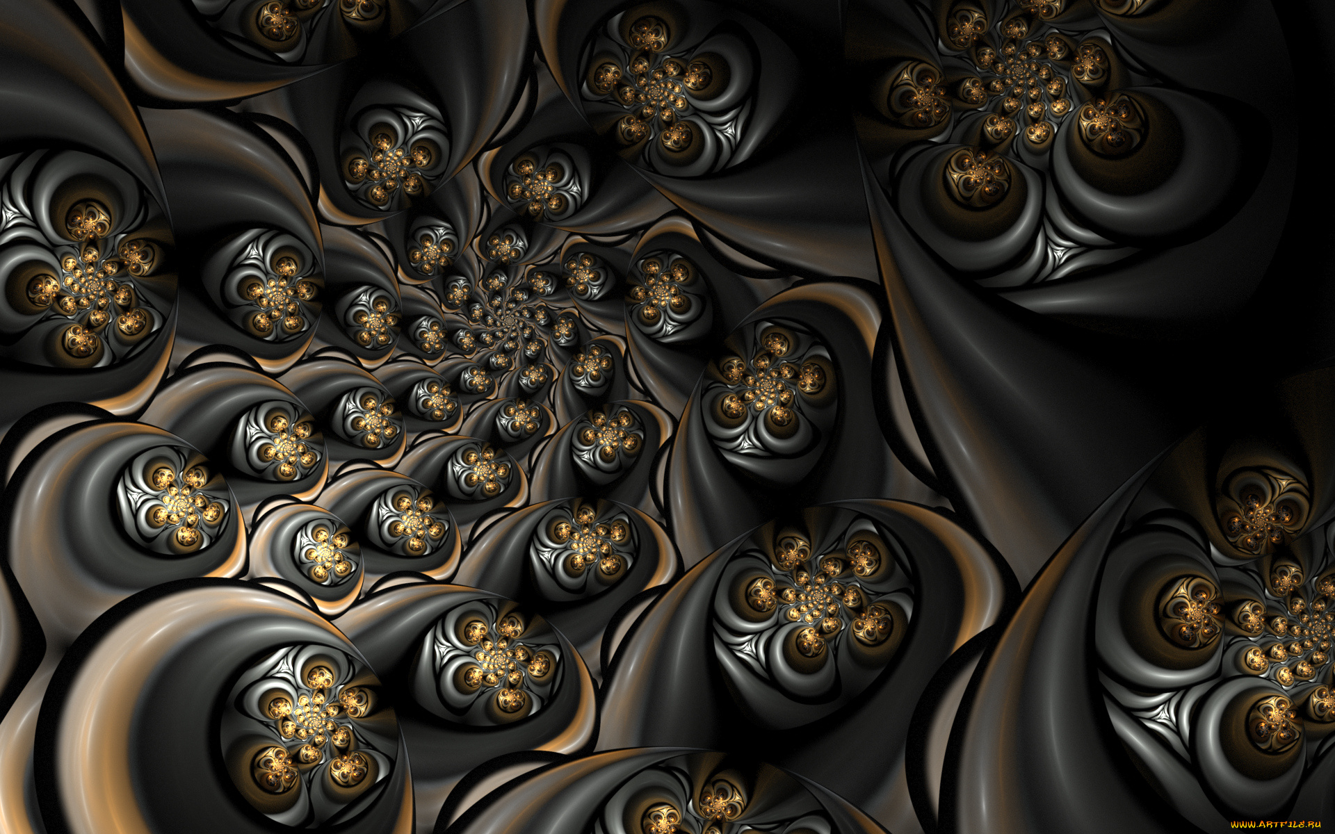 3д, графика, фракталы, , fractal, узор, фон, цвета