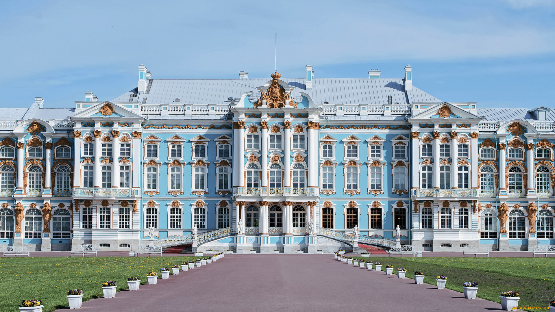Catherine Palace, Pushkin, St Petersburg, Russia загрузить